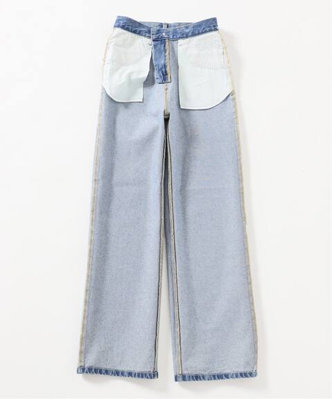 追加 Wide Straight Denim ワイドストレートデニム Oriens Journal Standard オリエンス ジャーナルスタンダード 公式のファッション通販 Baycrew S Store