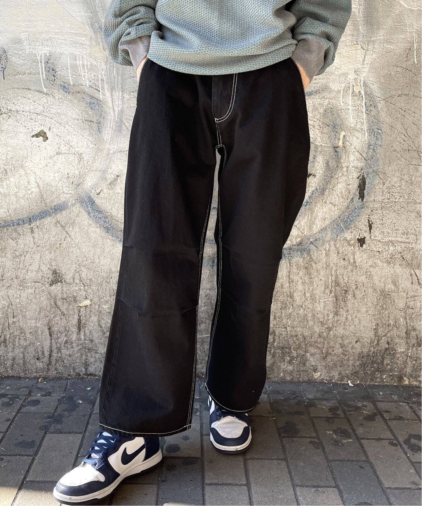 EDITION エディション コットンデニムバギーパンツ あいみょん着用 パンツ