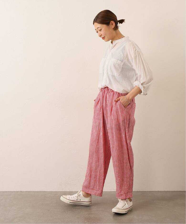 リネンギンガム イージーパンツ（その他パンツ）｜journal standard  