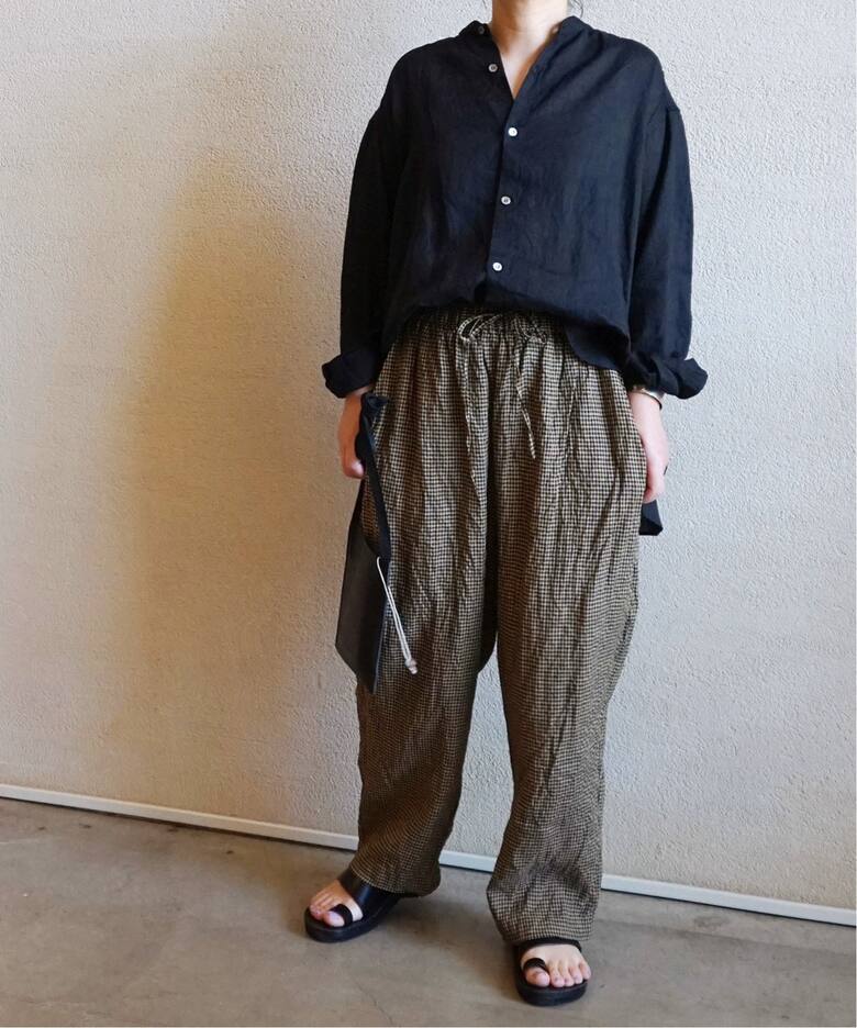 リネンギンガム イージーパンツ（その他パンツ）｜journal standard  