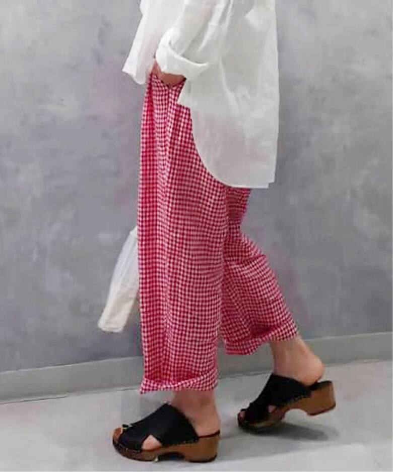 リネンギンガム イージーパンツ（その他パンツ）｜journal standard  