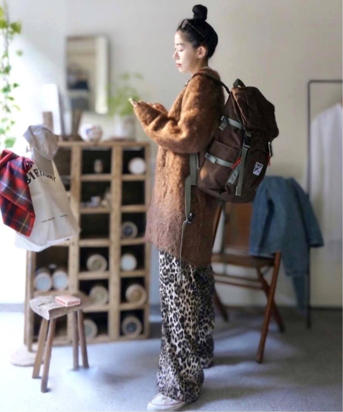 マットサテンレオパ イージーパンツ（その他パンツ）｜journal  