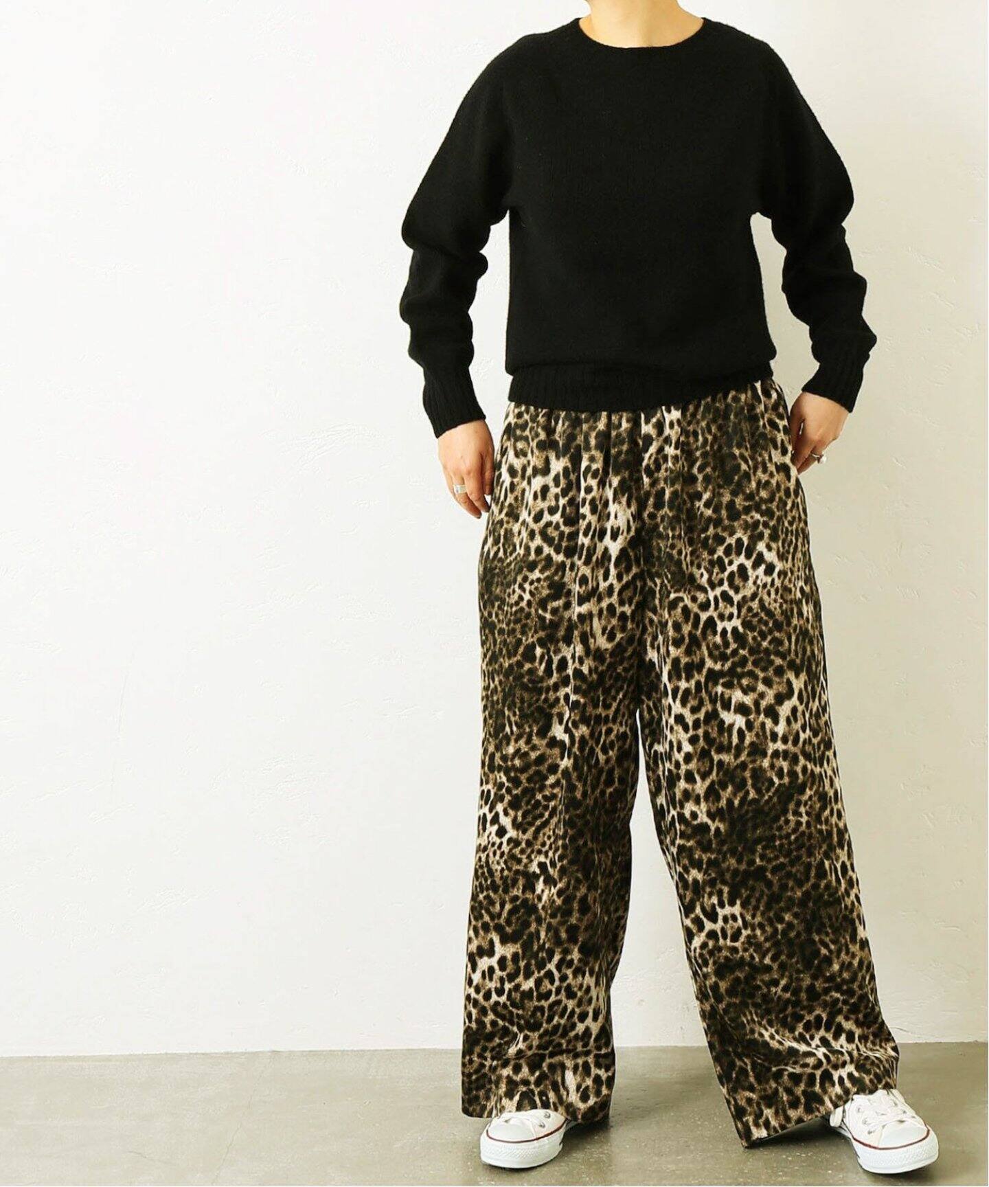 マットサテンレオパ イージーパンツ（その他パンツ）｜journal  