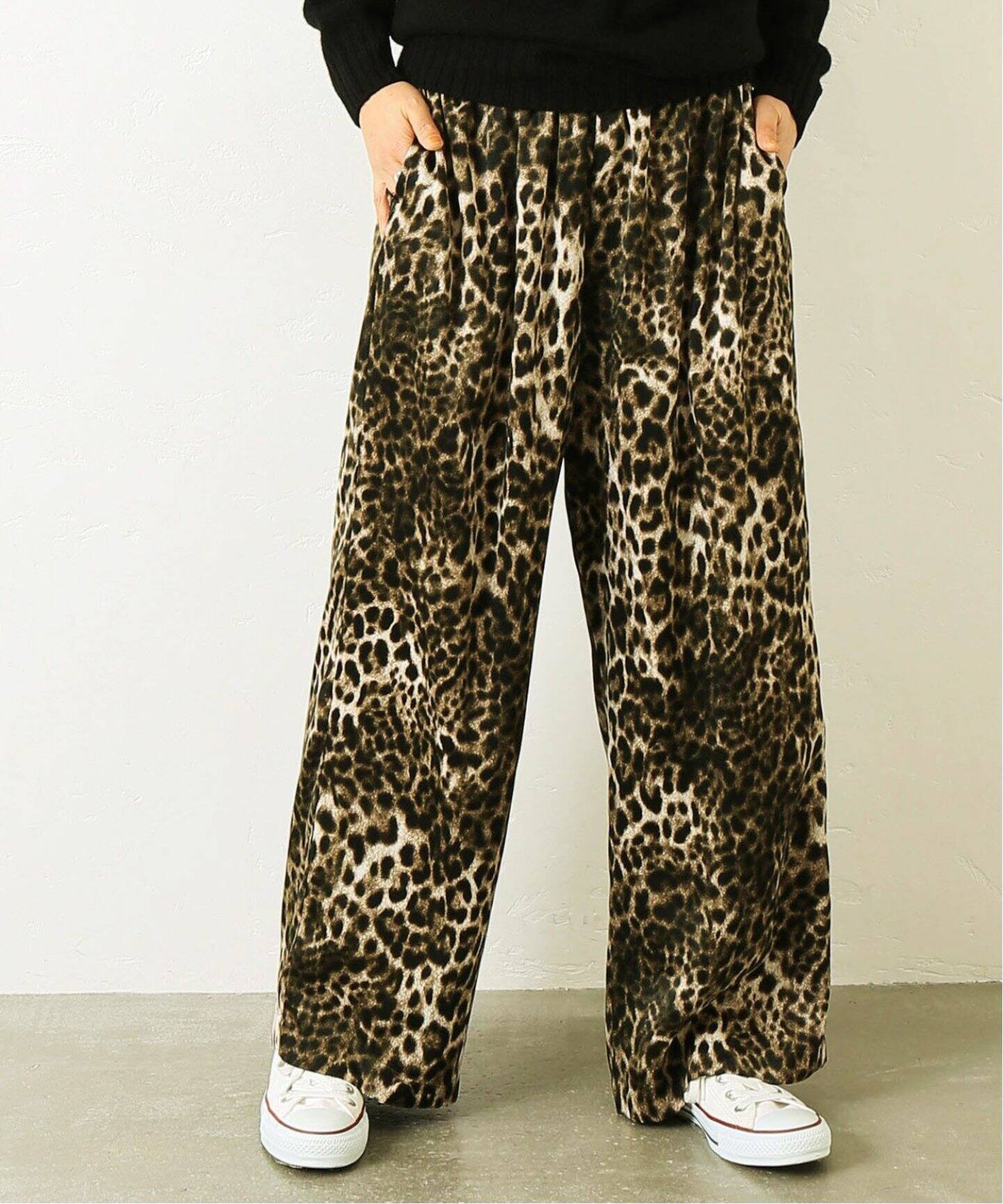 マットサテンレオパ イージーパンツ（その他パンツ）｜journal  