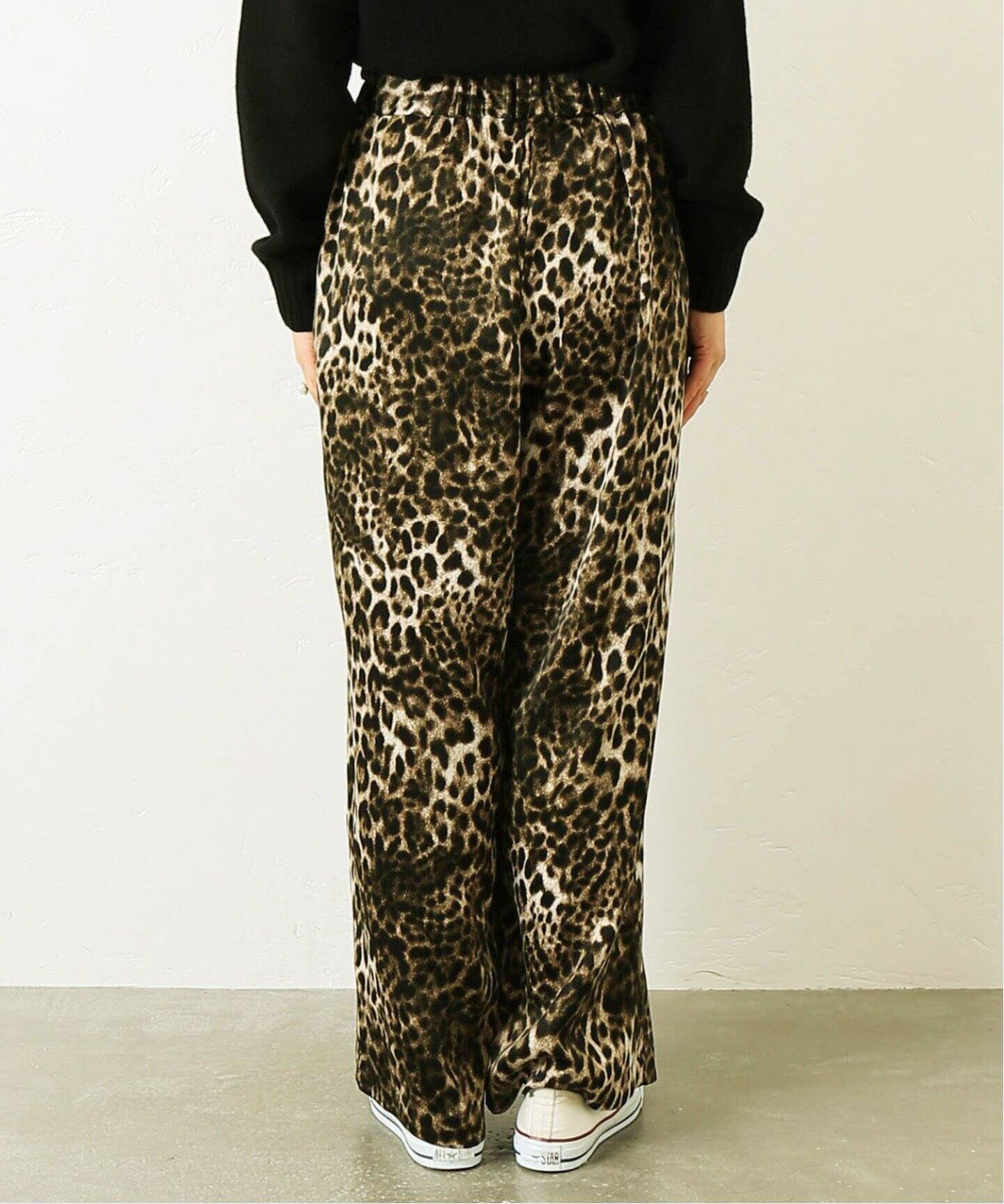 マットサテンレオパ イージーパンツ（その他パンツ）｜journal  