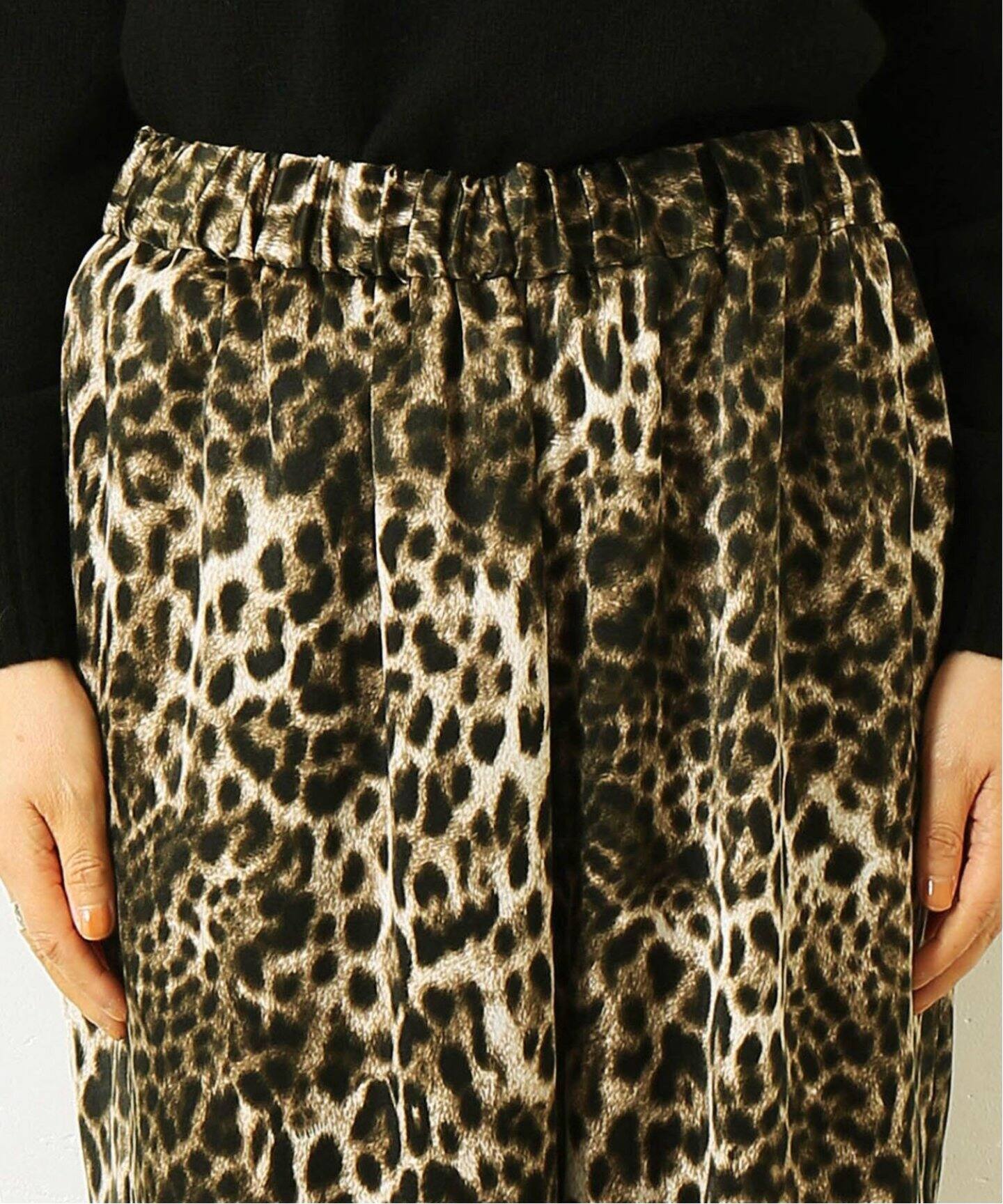 マットサテンレオパ イージーパンツ（その他パンツ）｜journal  