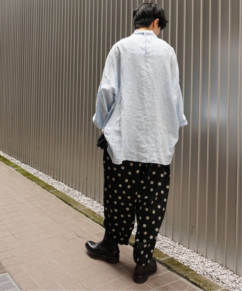 journal standard luxe リネンドットタックバルーンパンツ 