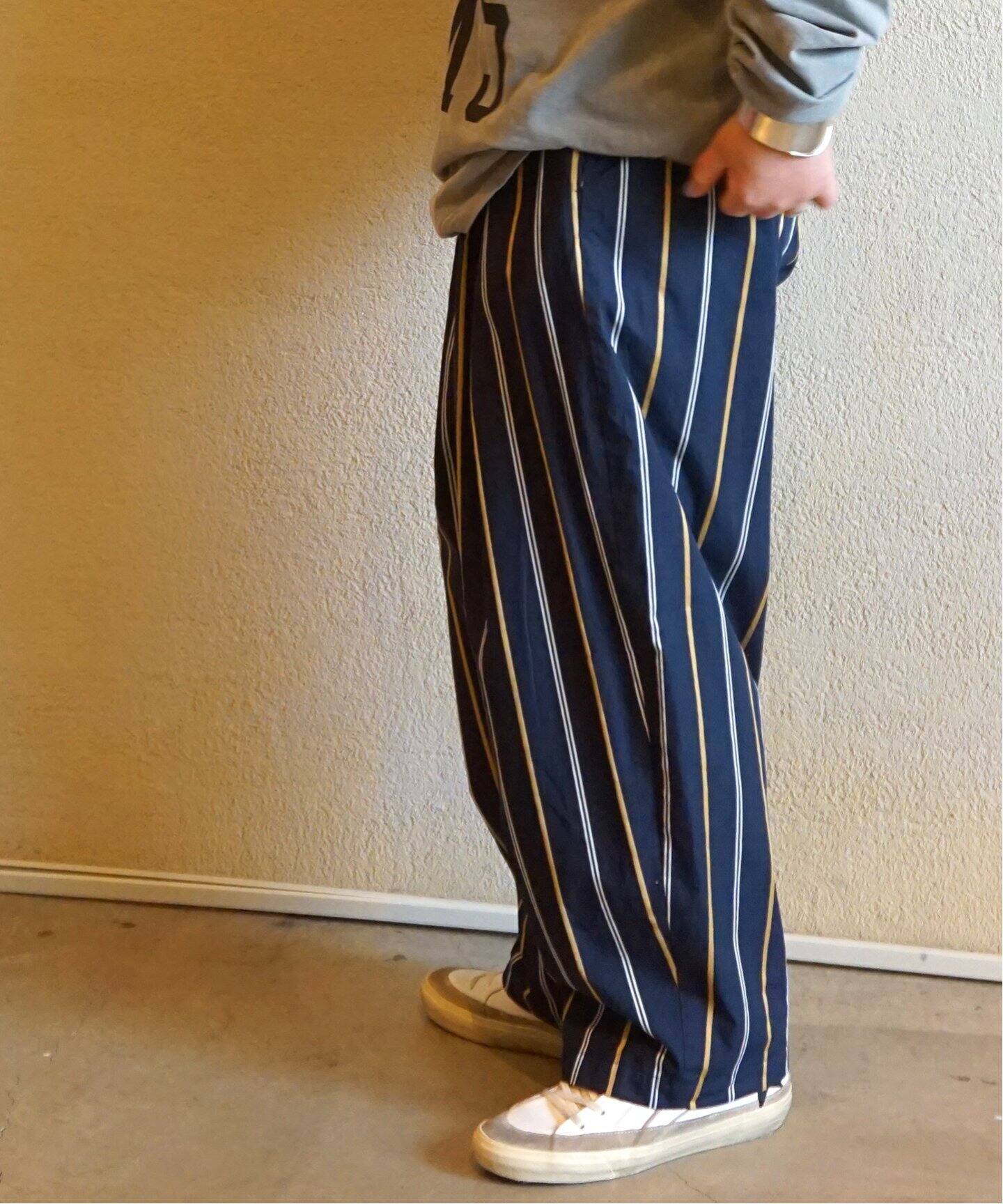 サテンストライプクルーイパンツ（その他パンツ）｜journal standard  