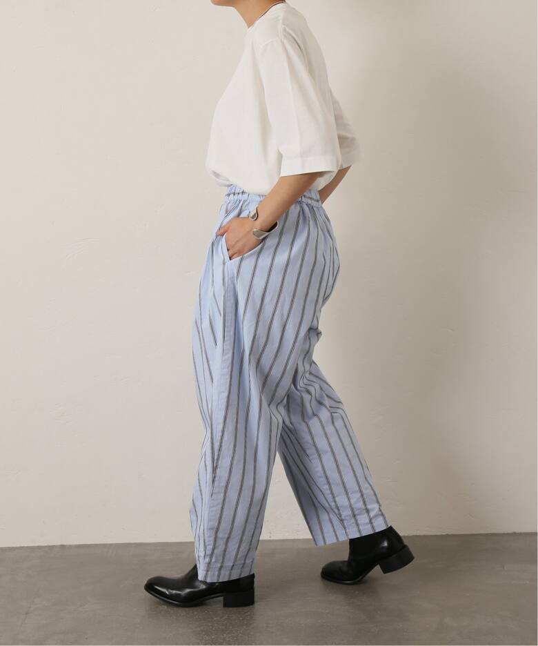 サテンストライプクルーイパンツ（その他パンツ）｜journal standard  