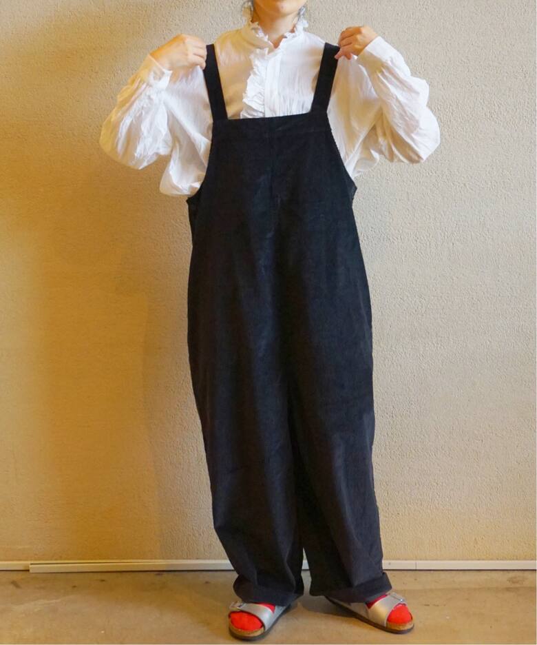 コーデュロイフィッシャーマンオーバーオール（サロペット 
