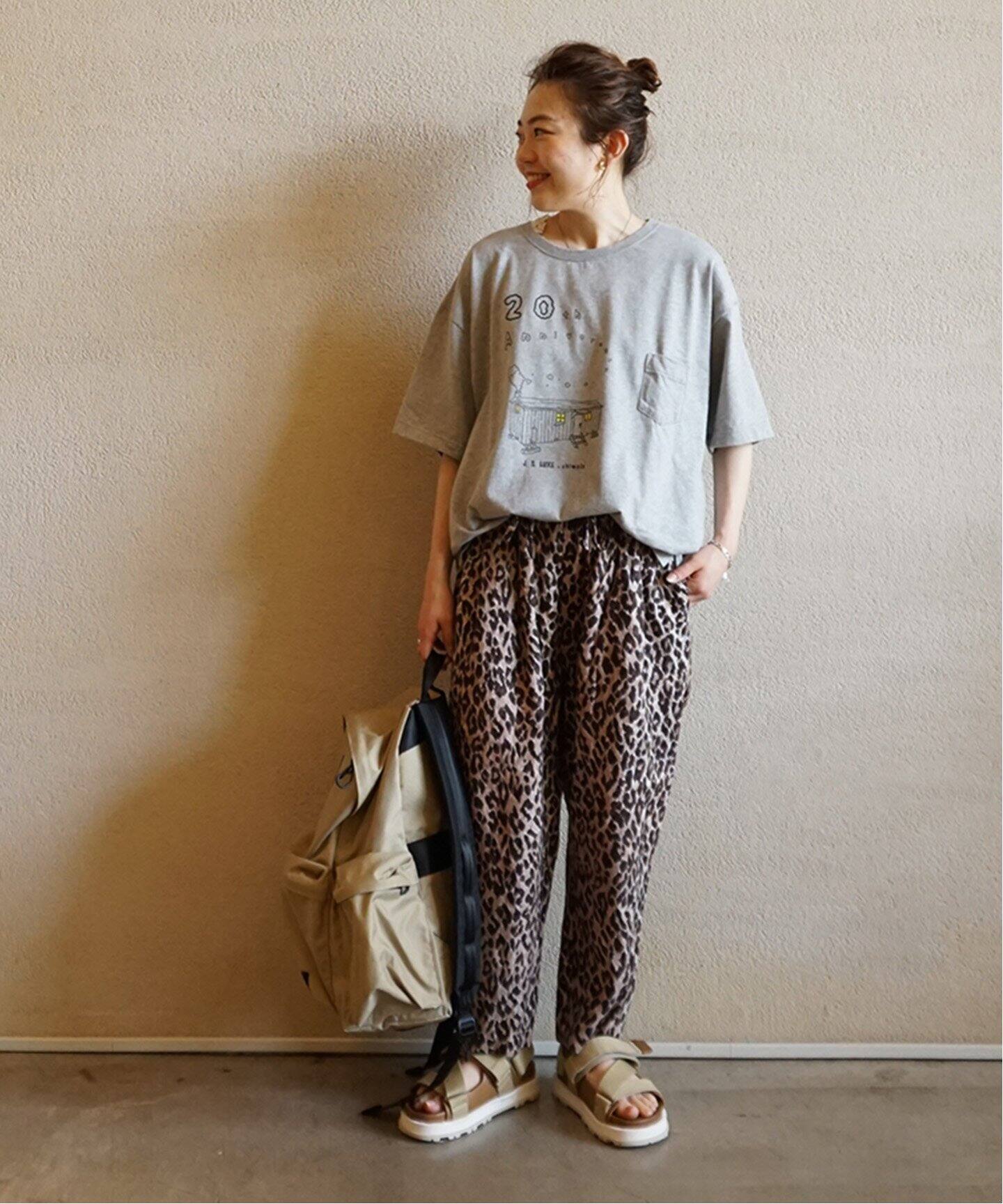 レオパリネン タックイージーパンツ（その他パンツ）｜journal  