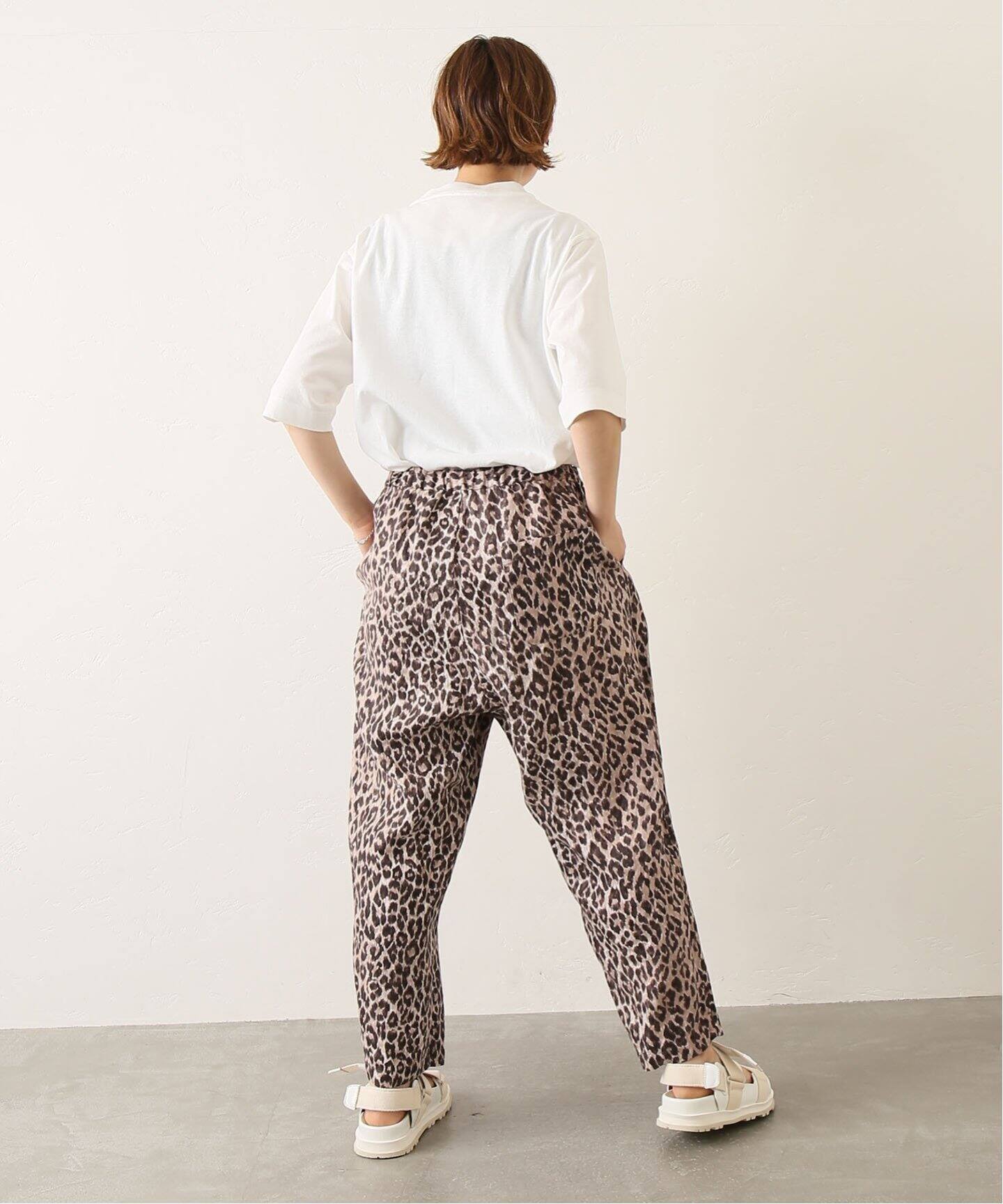 レオパリネン タックイージーパンツ（その他パンツ）｜journal  