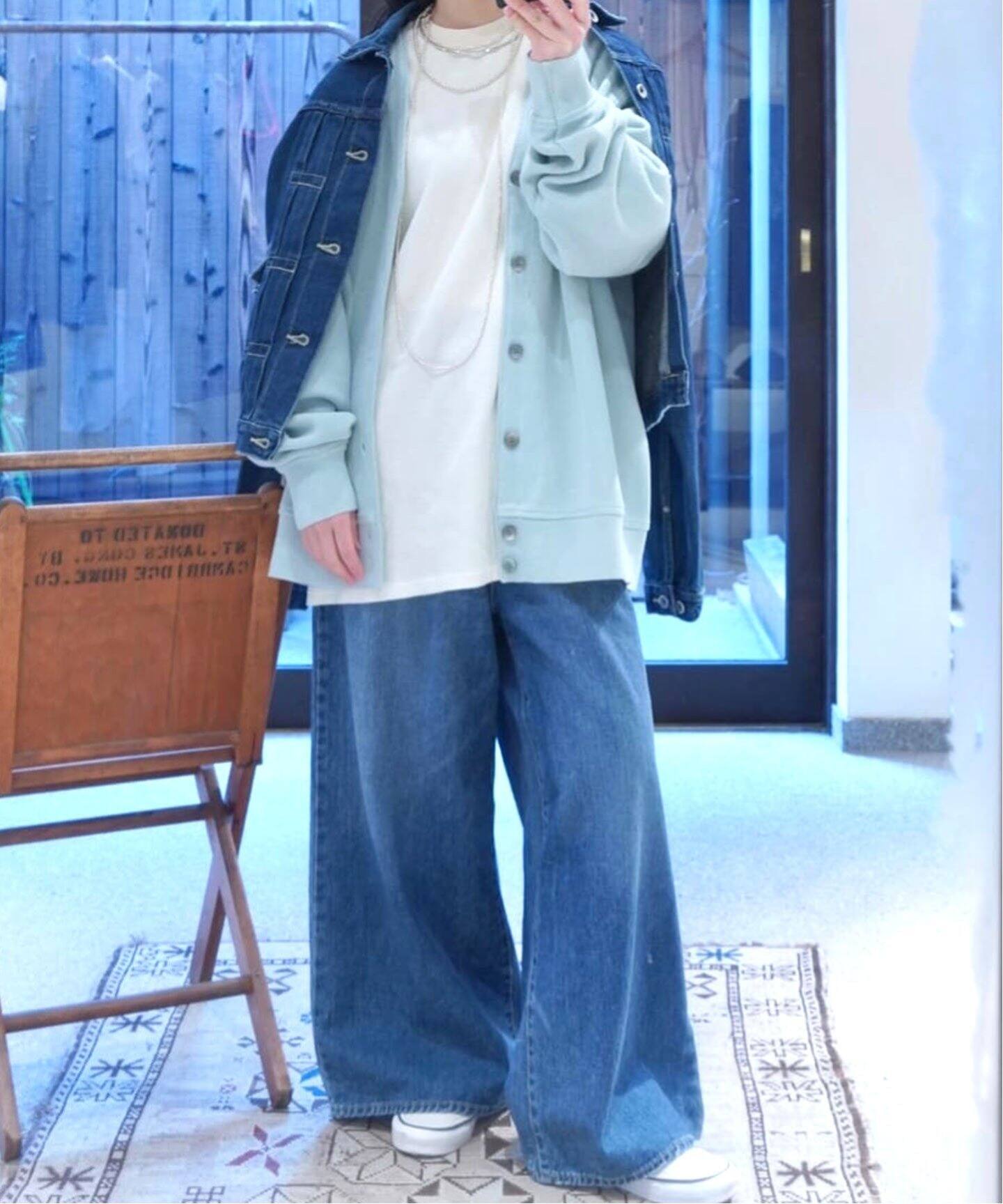 12.5OZデニムフレアバギー5PK（デニムパンツ・ジーンズ）｜journal 