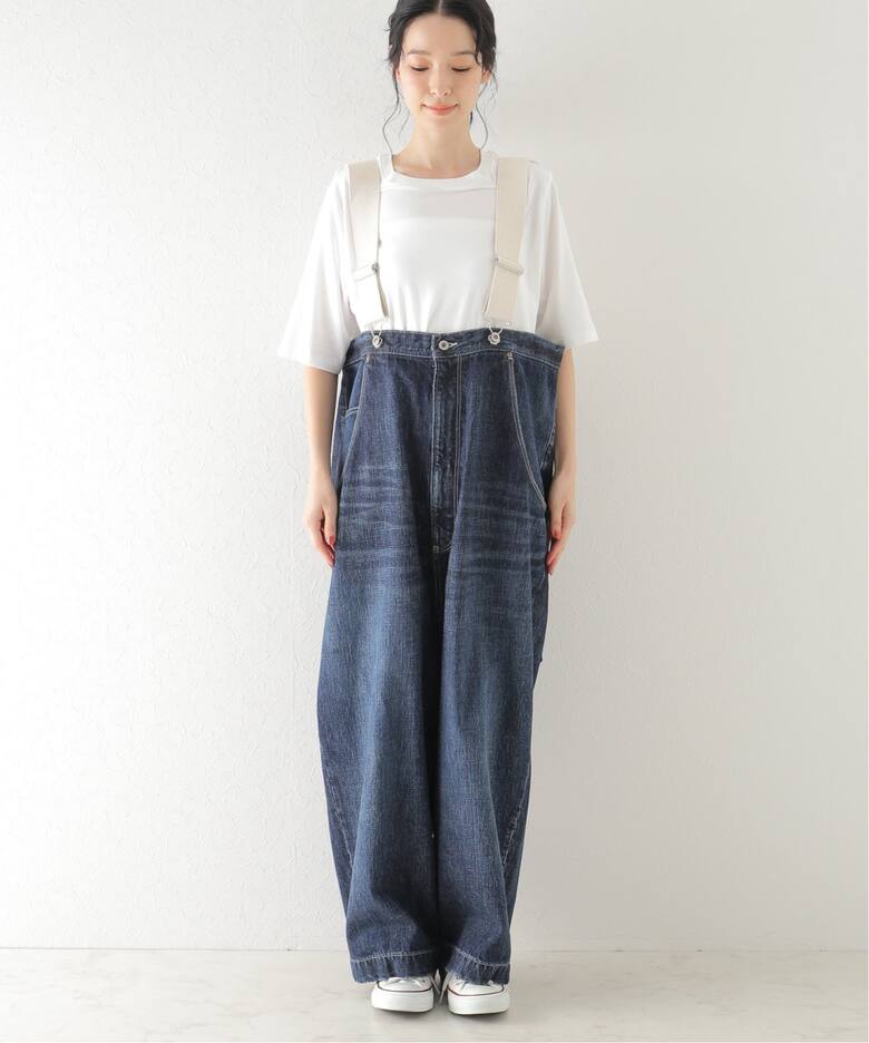 インディゴビッグ5PKキュロット（サロペット／オーバーオール  