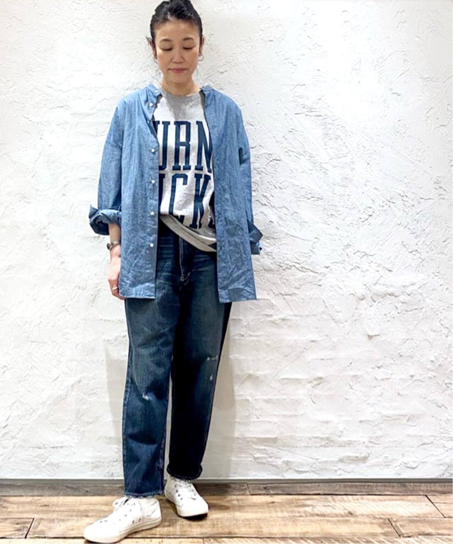 journal standard luxe オールドデニムルーズテーパー8ブタケ 