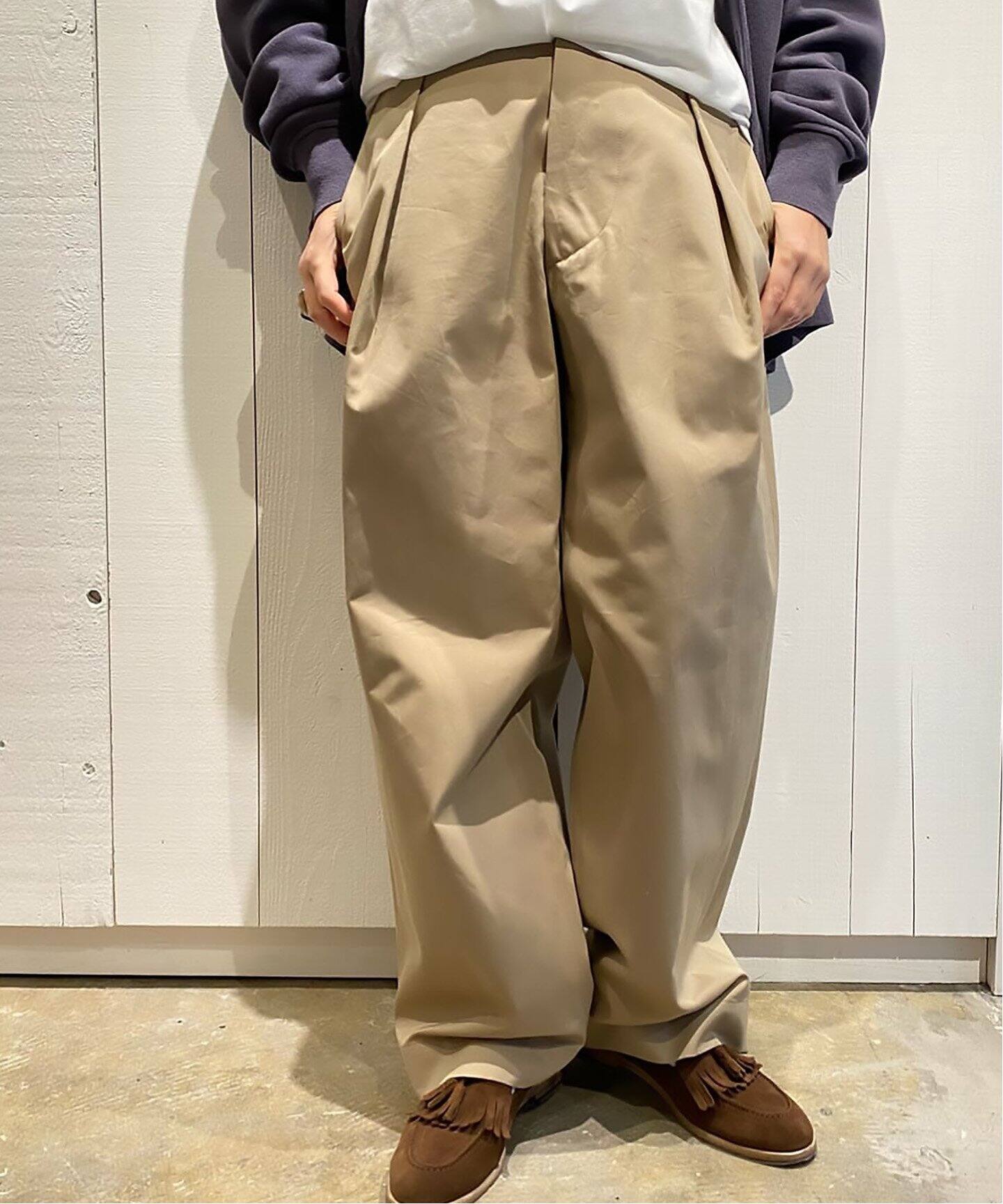 ES:S / エス】 IN TUCK BAGGY PANTS（その他パンツ）｜journal 