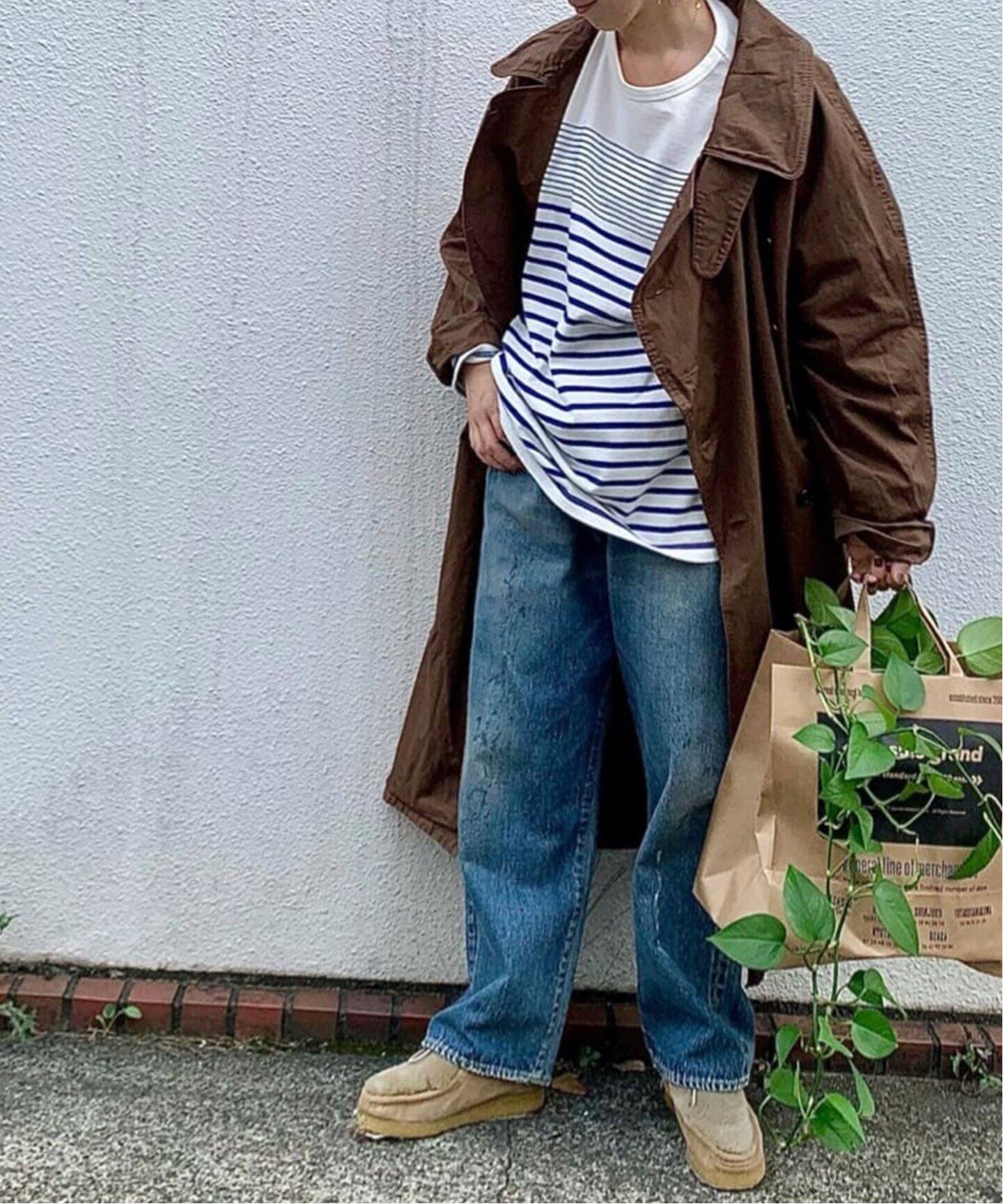 chimala/チマラ】DENIM WIDE TAPERED CUT（デニムパンツ・ジーンズ 