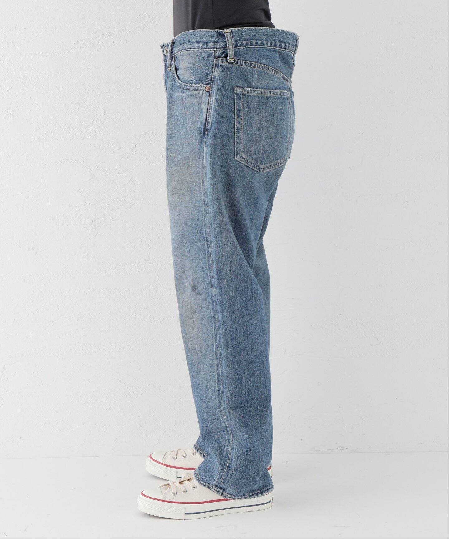 chimala/チマラ】DENIM WIDE TAPERED CUT（デニムパンツ・ジーンズ 