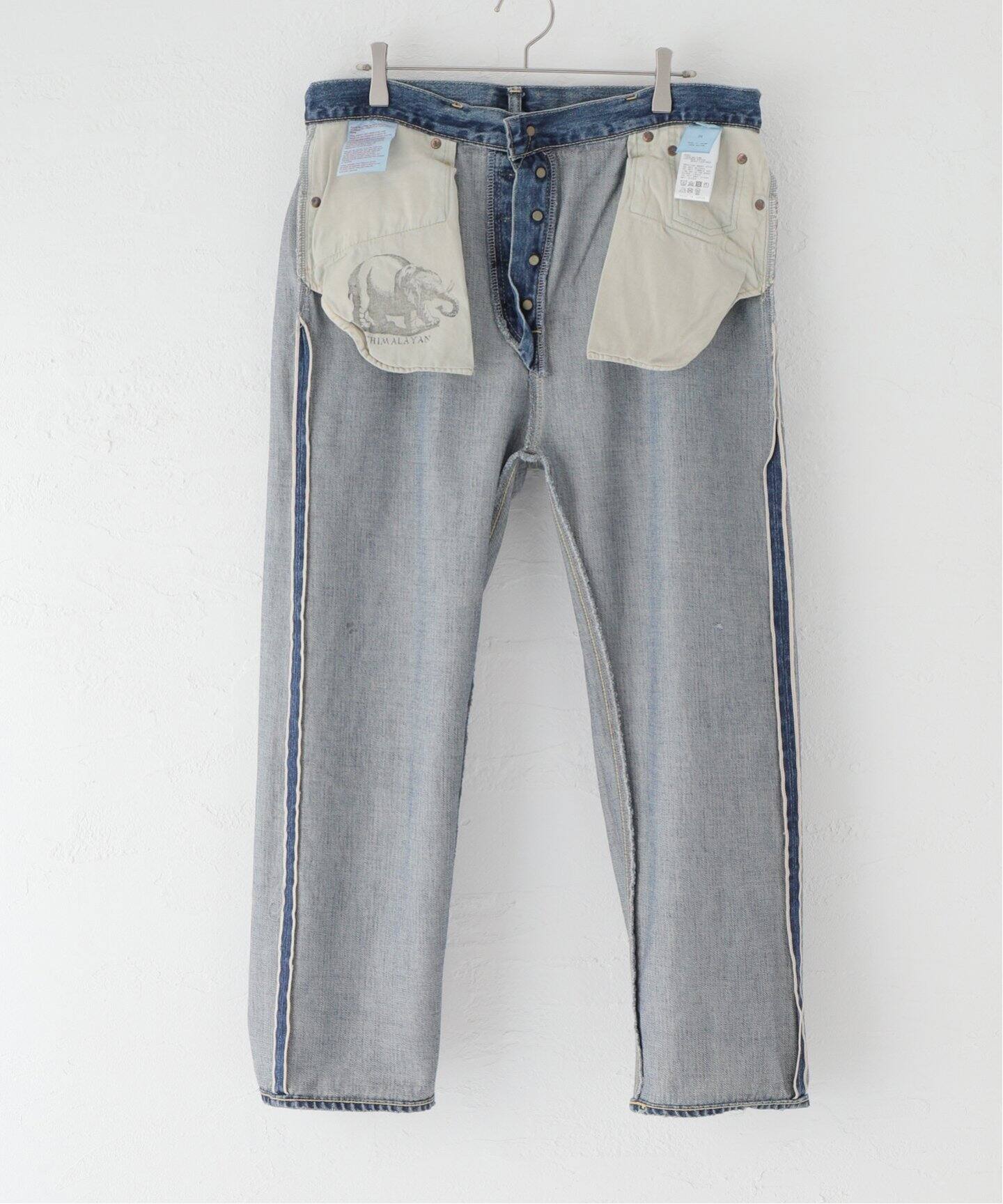 chimala/チマラ】DENIM WIDE TAPERED CUT（デニムパンツ・ジーンズ 