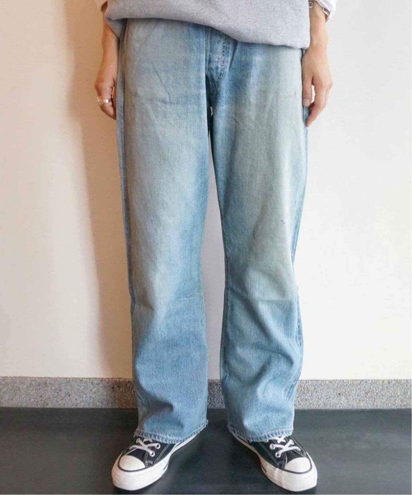 chimala/チマラ】DENIM VINTAGE STRAIGHT CUT（デニムパンツ・ジーンズ 
