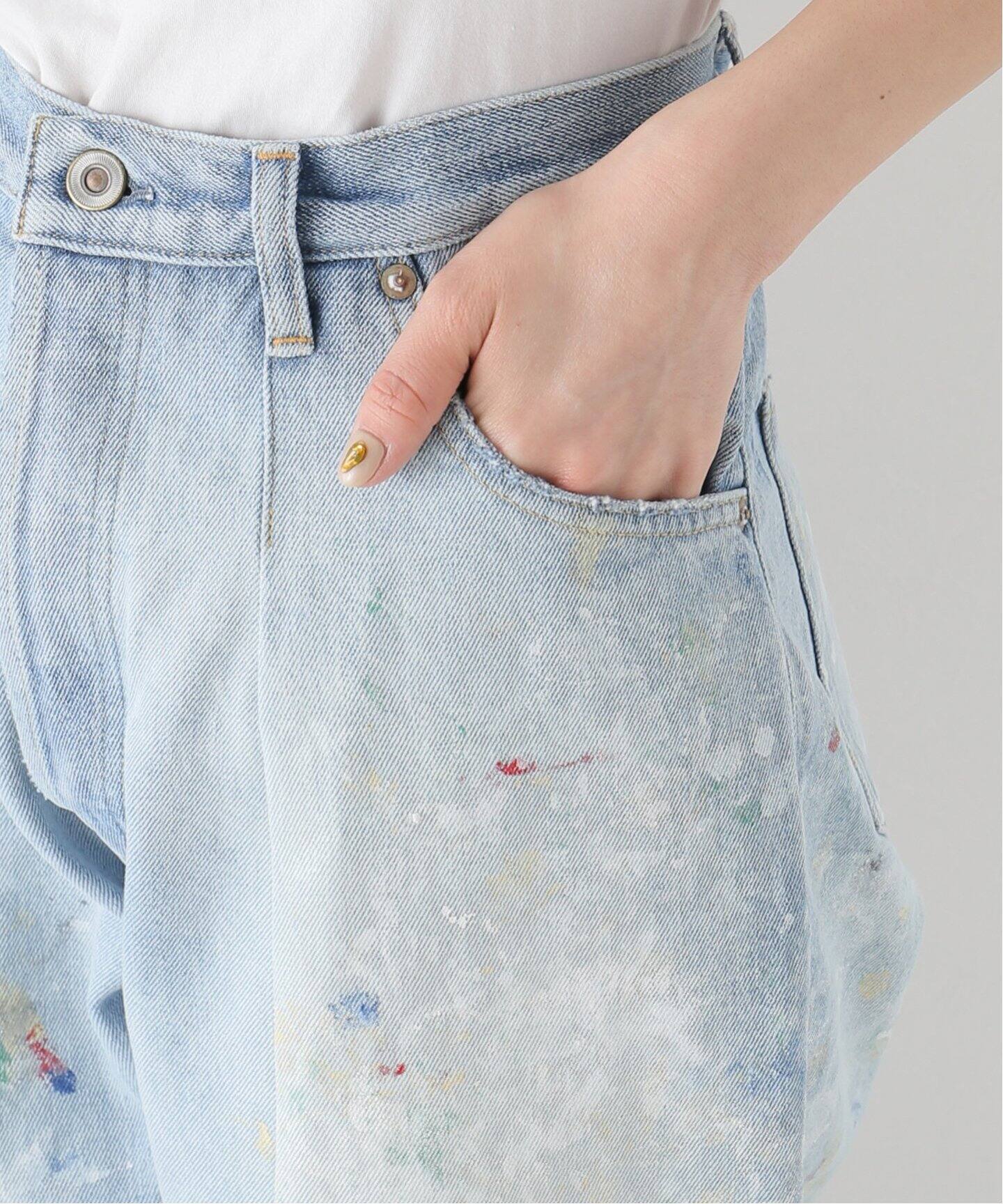 HERILL / ヘリル】HL DENIM SPLASH TUCK 4PK（デニムパンツ・ジーンズ 