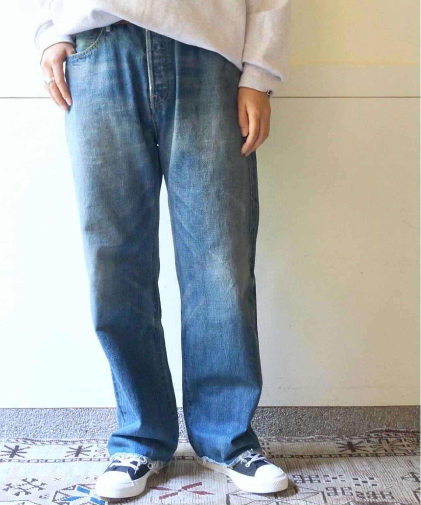 chimala/チマラ】DENIM VINTAGE ANKLE CUT（デニムパンツ・ジーンズ 