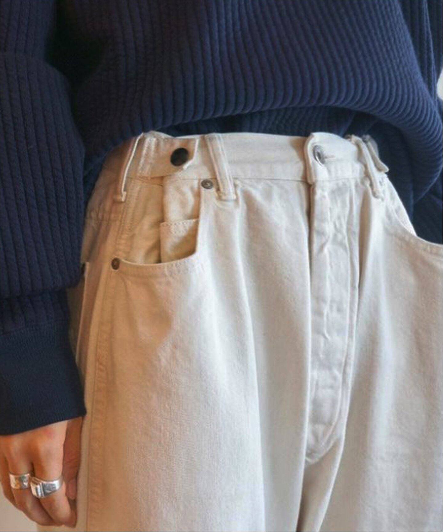 chimala/チマラ】DEEPRISE WAIST ADJUSTABLE（デニムパンツ・ジーンズ 