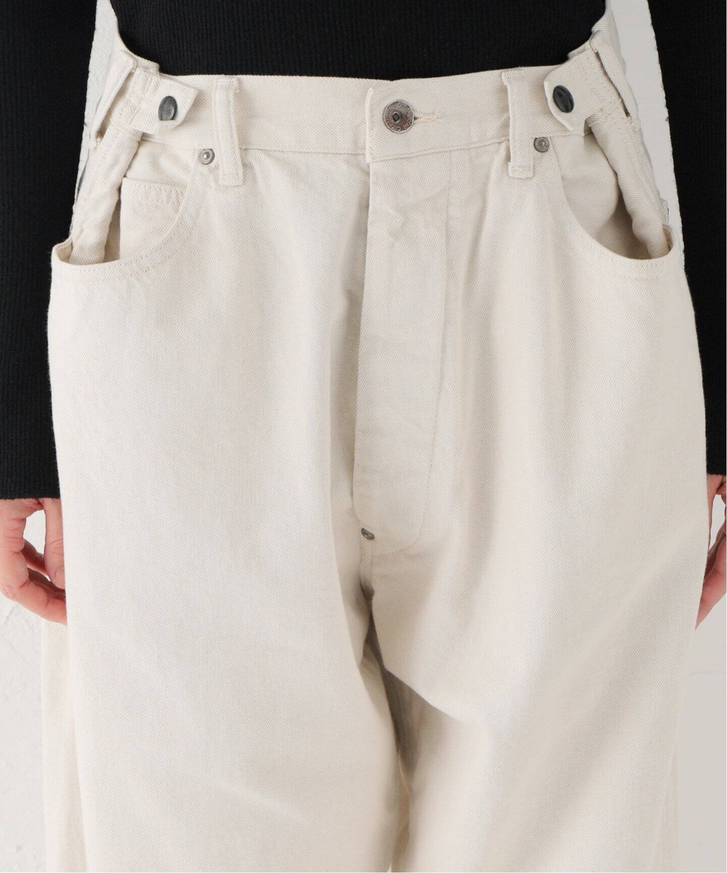 chimala/チマラ】DEEPRISE WAIST ADJUSTABLE（デニムパンツ・ジーンズ 
