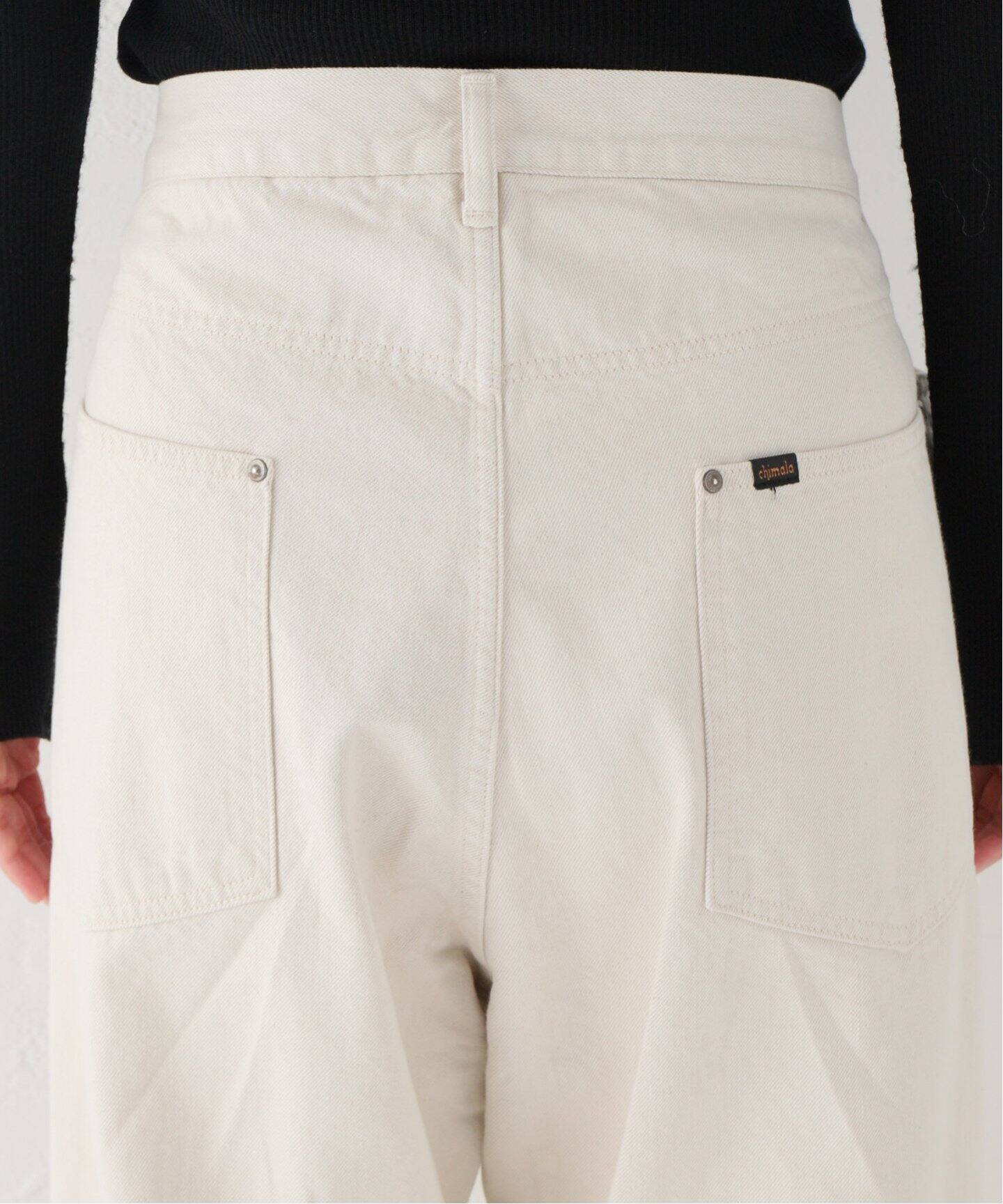 chimala/チマラ】DEEPRISE WAIST ADJUSTABLE（デニムパンツ・ジーンズ 