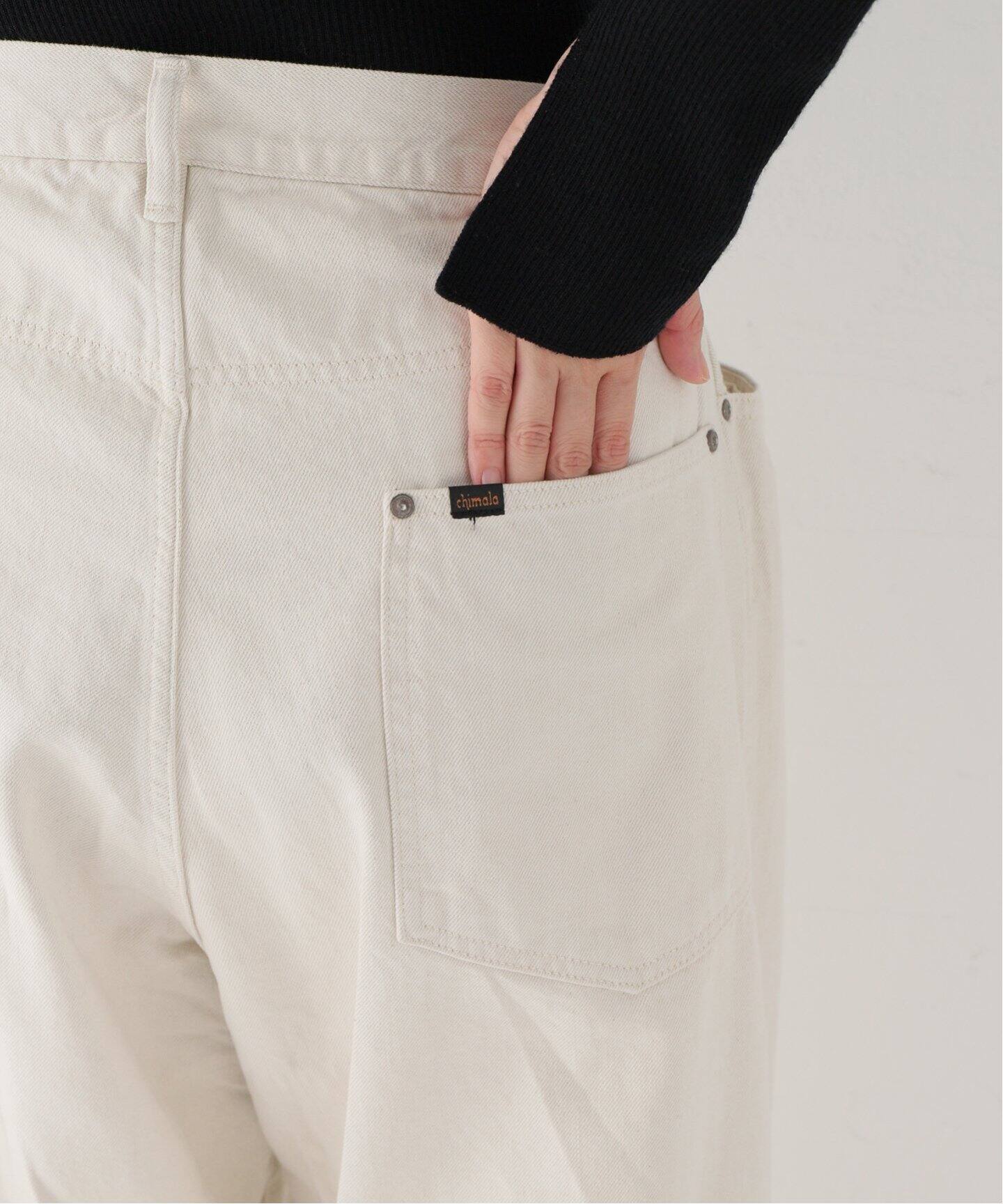 chimala/チマラ】DEEPRISE WAIST ADJUSTABLE（デニムパンツ・ジーンズ 