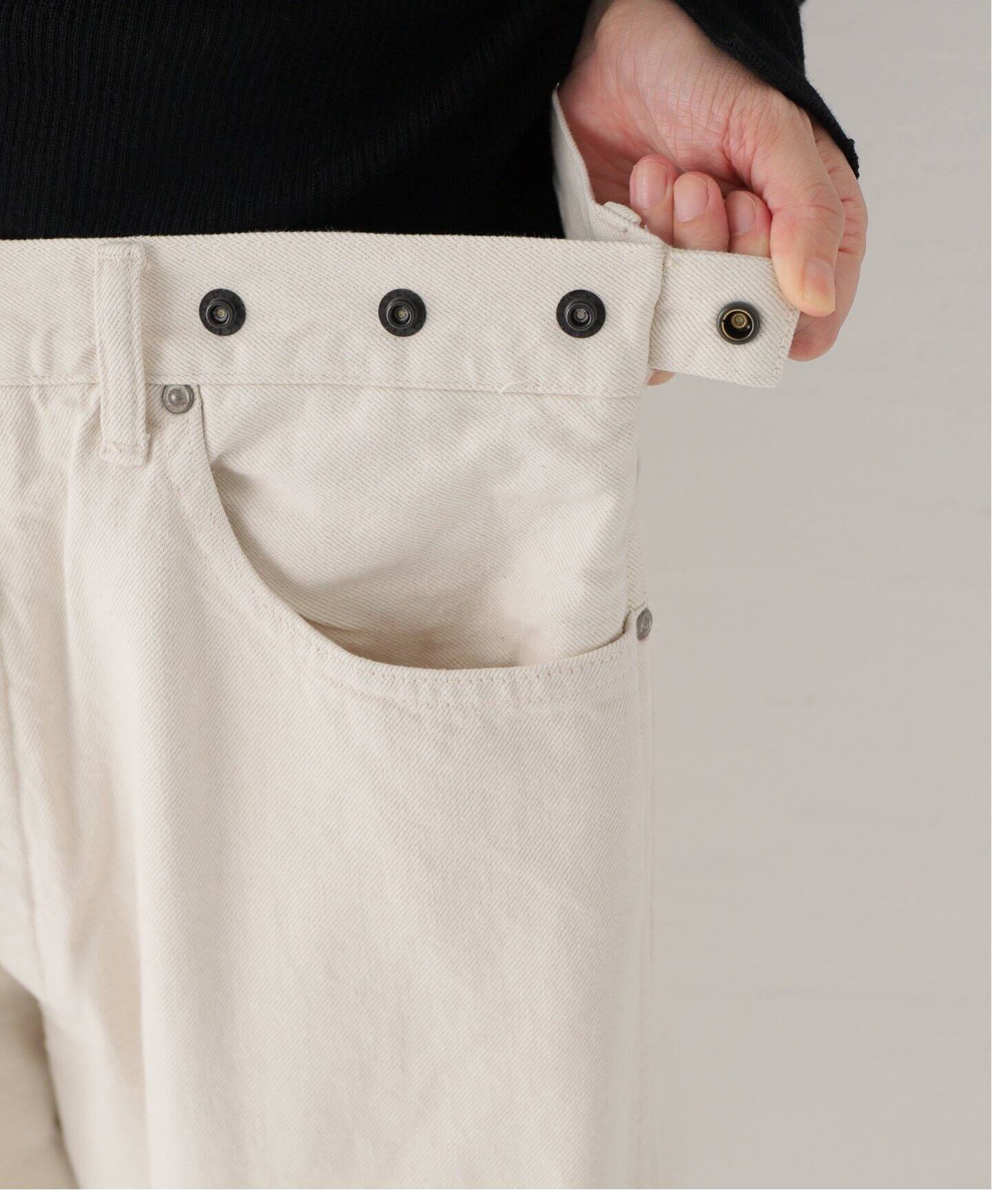 chimala/チマラ】DEEPRISE WAIST ADJUSTABLE（デニムパンツ・ジーンズ 