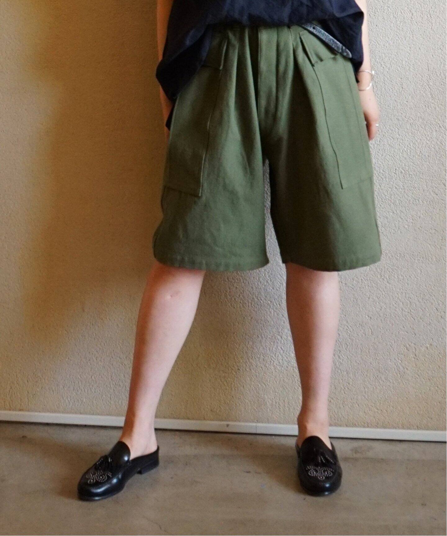 HERILL / ヘリル】 HL DENIM CARGO SHORTS（ショート・ハーフパンツ  
