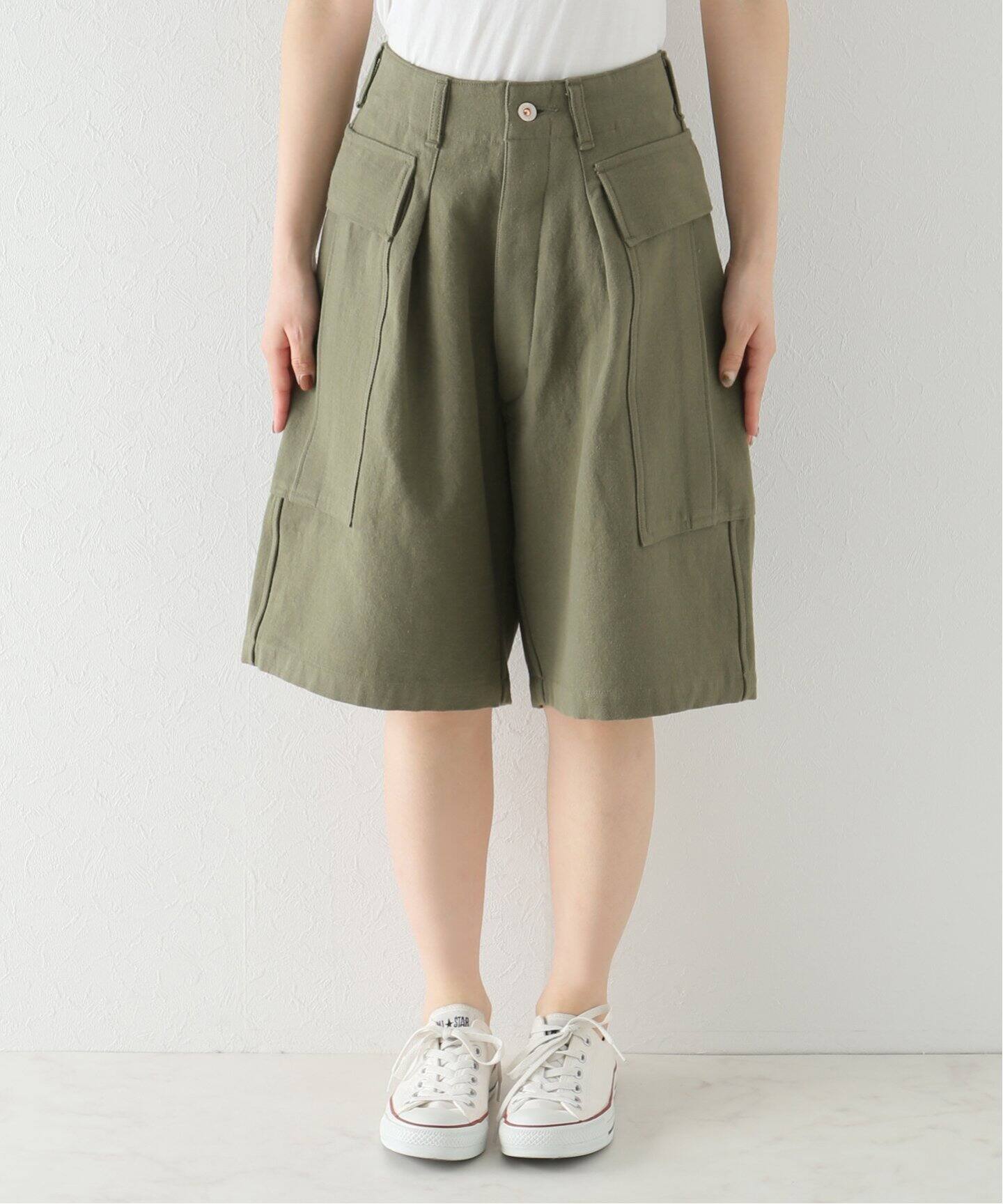HERILL / ヘリル】 HL DENIM CARGO SHORTS（ショート・ハーフパンツ  