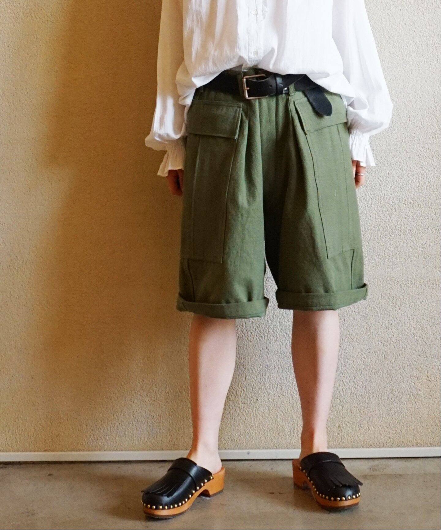HERILL / ヘリル】 HL DENIM CARGO SHORTS（ショート・ハーフパンツ  