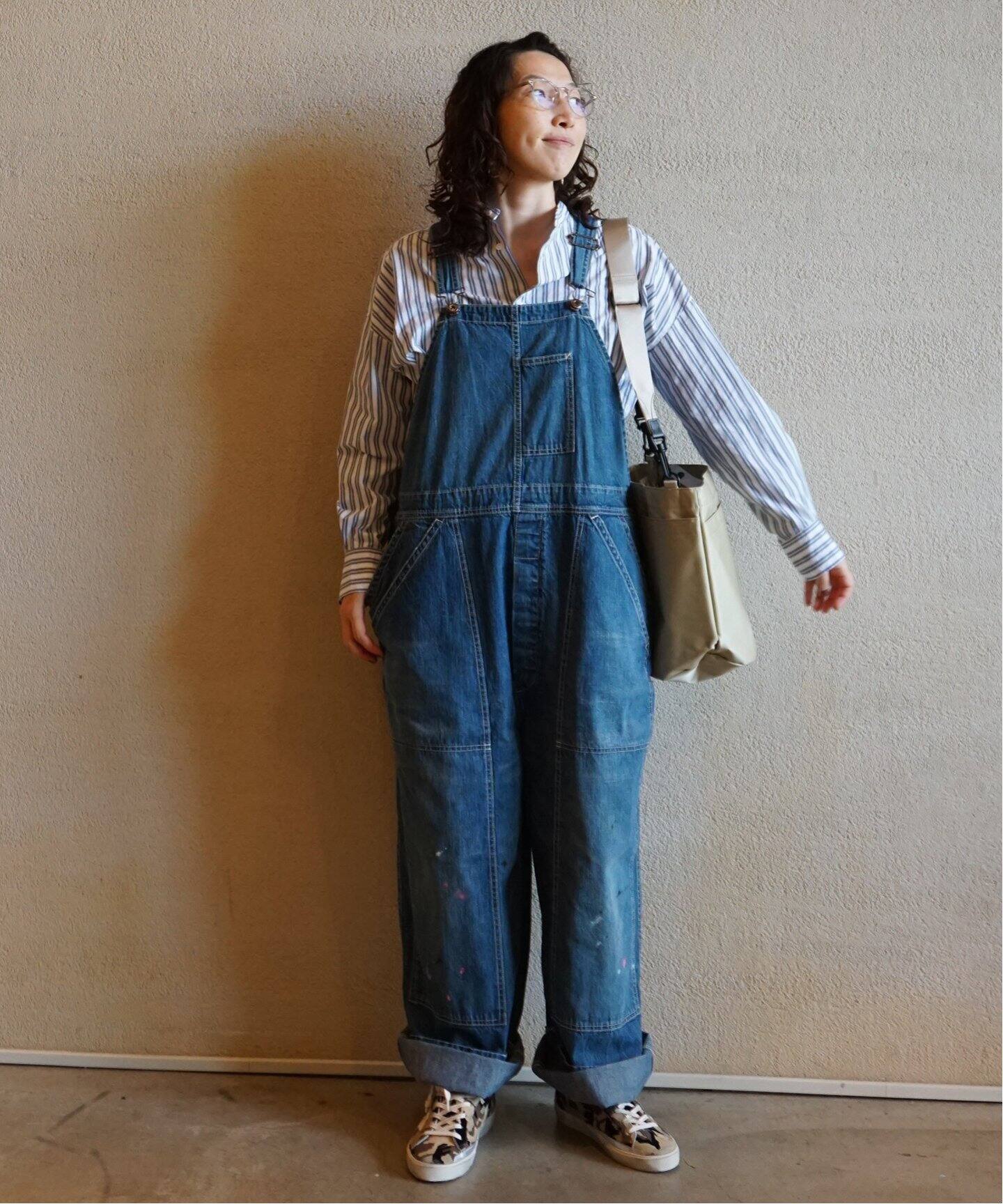 chimala/チマラ】 DOUBLE KNEE DENIM OVERALL（サロペット 