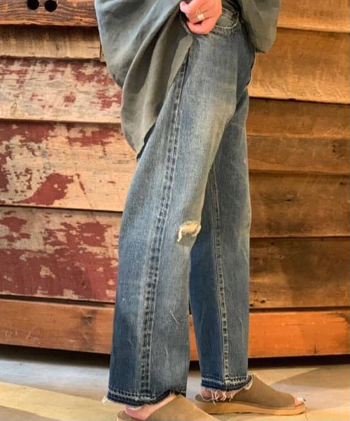 chimala/チマラ】 SELVEDGE DENIM NARROW TAPERED CU（デニムパンツ 