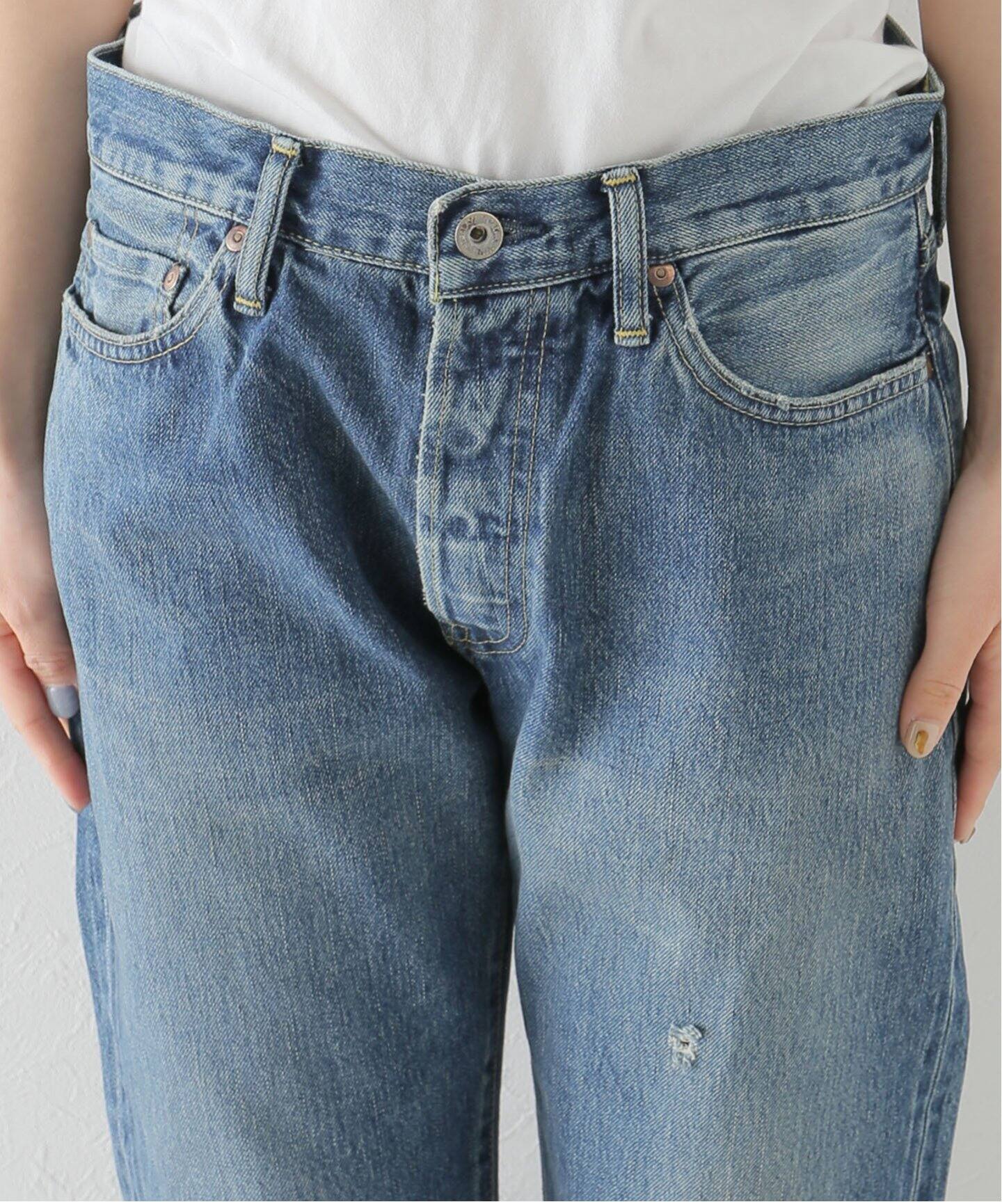 chimala/チマラ】 SELVEDGE DENIM NARROW TAPERED CU（デニムパンツ 