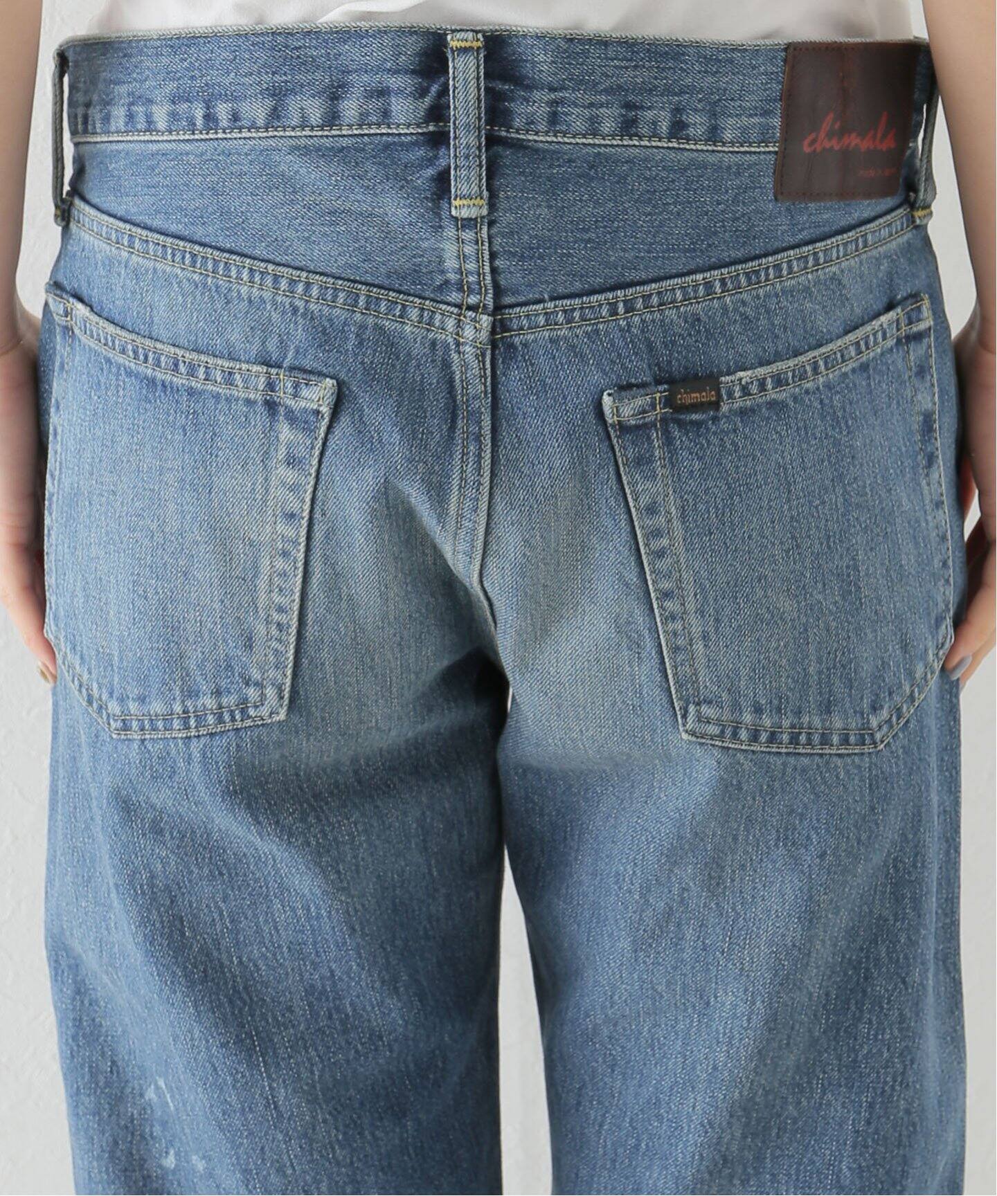 chimala/チマラ】 SELVEDGE DENIM NARROW TAPERED CU（デニムパンツ 