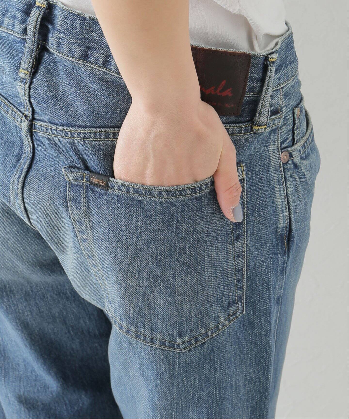chimala/チマラ】 SELVEDGE DENIM NARROW TAPERED CU（デニムパンツ 