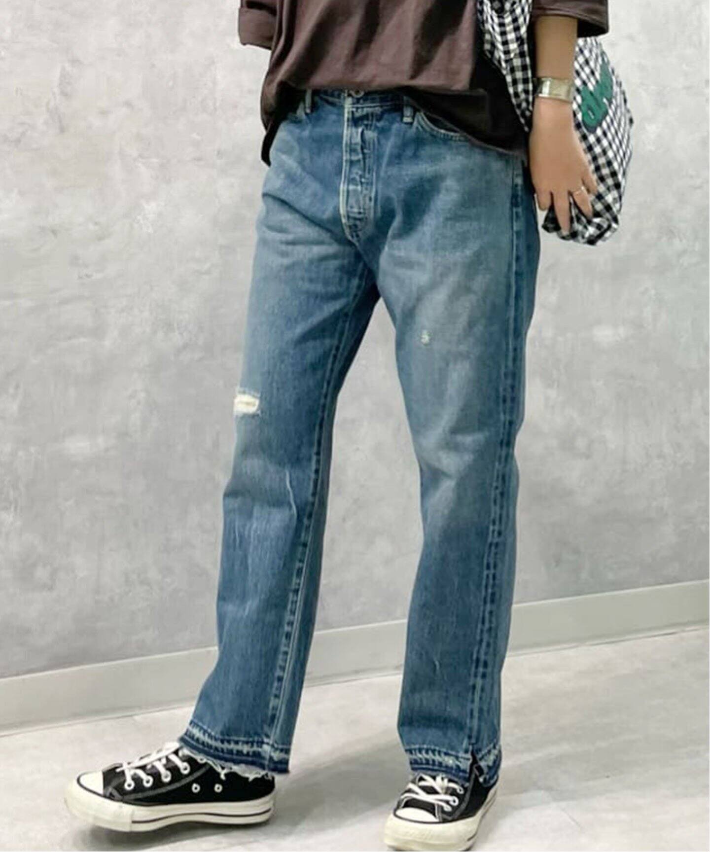 chimala/チマラ】 SELVEDGE DENIM NARROW TAPERED CU（デニムパンツ  