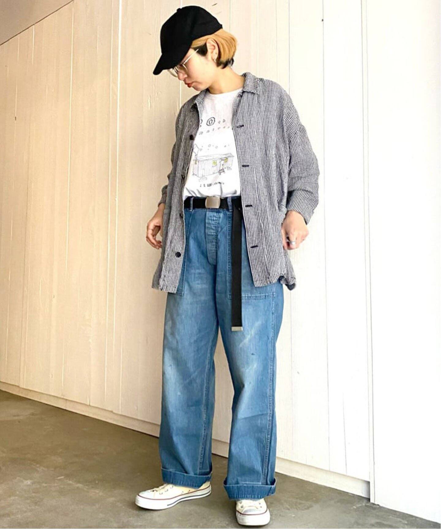 chimala/チマラ】 DENIM PAINTER PANTS（デニムパンツ・ジーンズ  