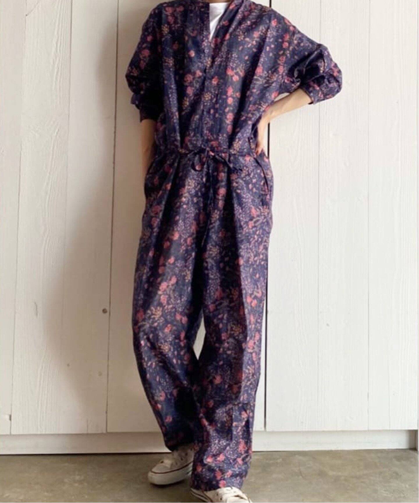 SOIL/ソイル】CO/SI FLOWER OVERALLS（サロペット／オーバーオール 