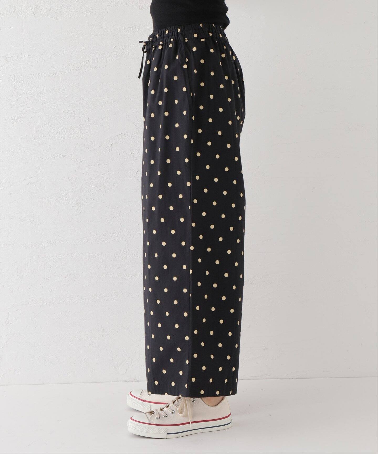 SOIL/ソイル】 POPLIN DOT WIDE EASY PANTS（その他パンツ）｜journal  