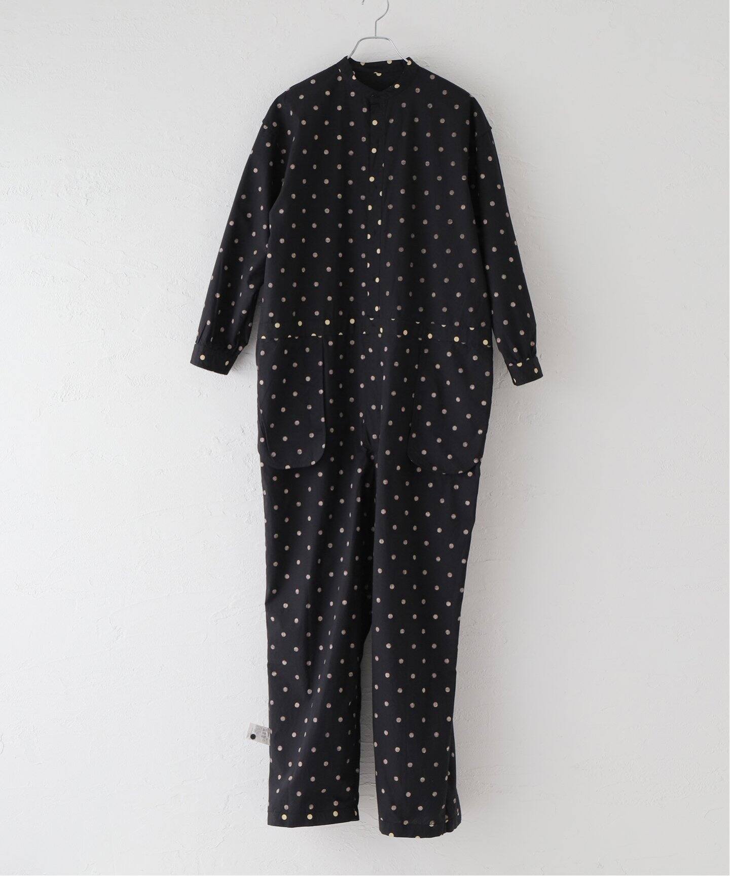 SOIL/ソイル】 POPLIN DOT OVERALLS（つなぎ／オールインワン  