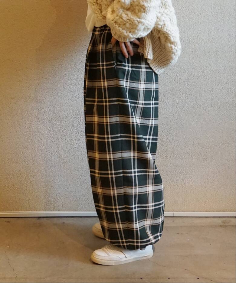 Cellar Door / セラドアー】 CHECK WIDE EASY（その他パンツ  