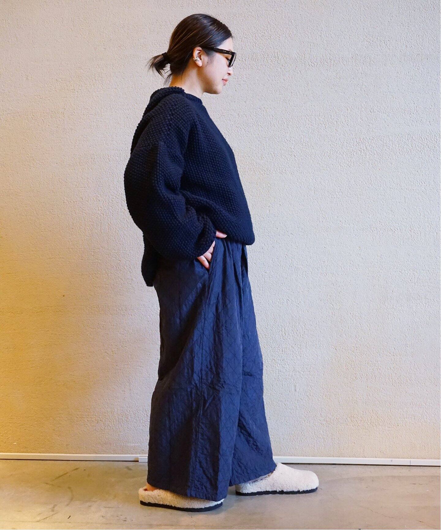 maison de soil/メゾン ド ソイル】QUILTED SILK EASY PANTS（その他 