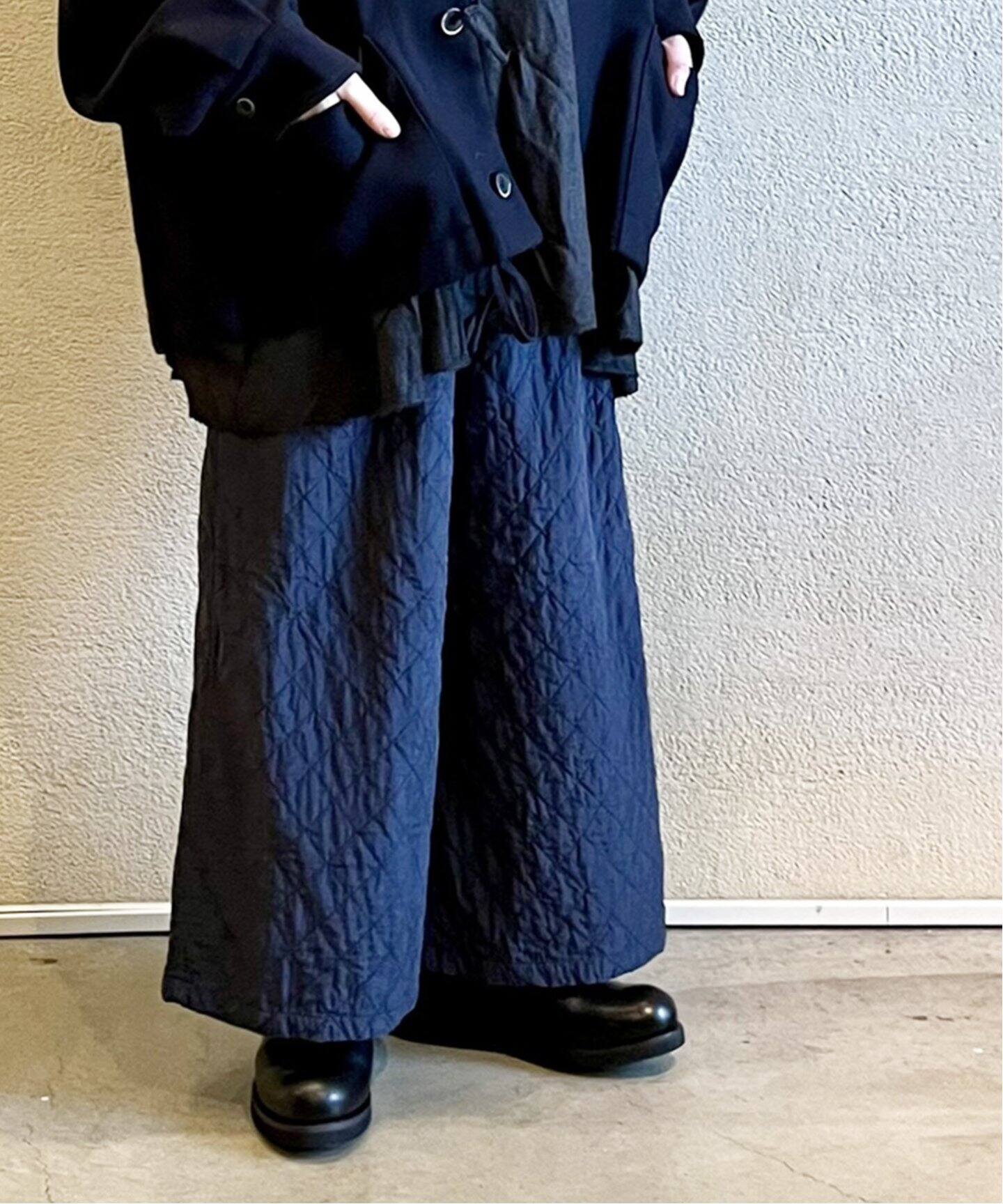 maison de soil/メゾン ド ソイル】QUILTED SILK EASY PANTS（その他 