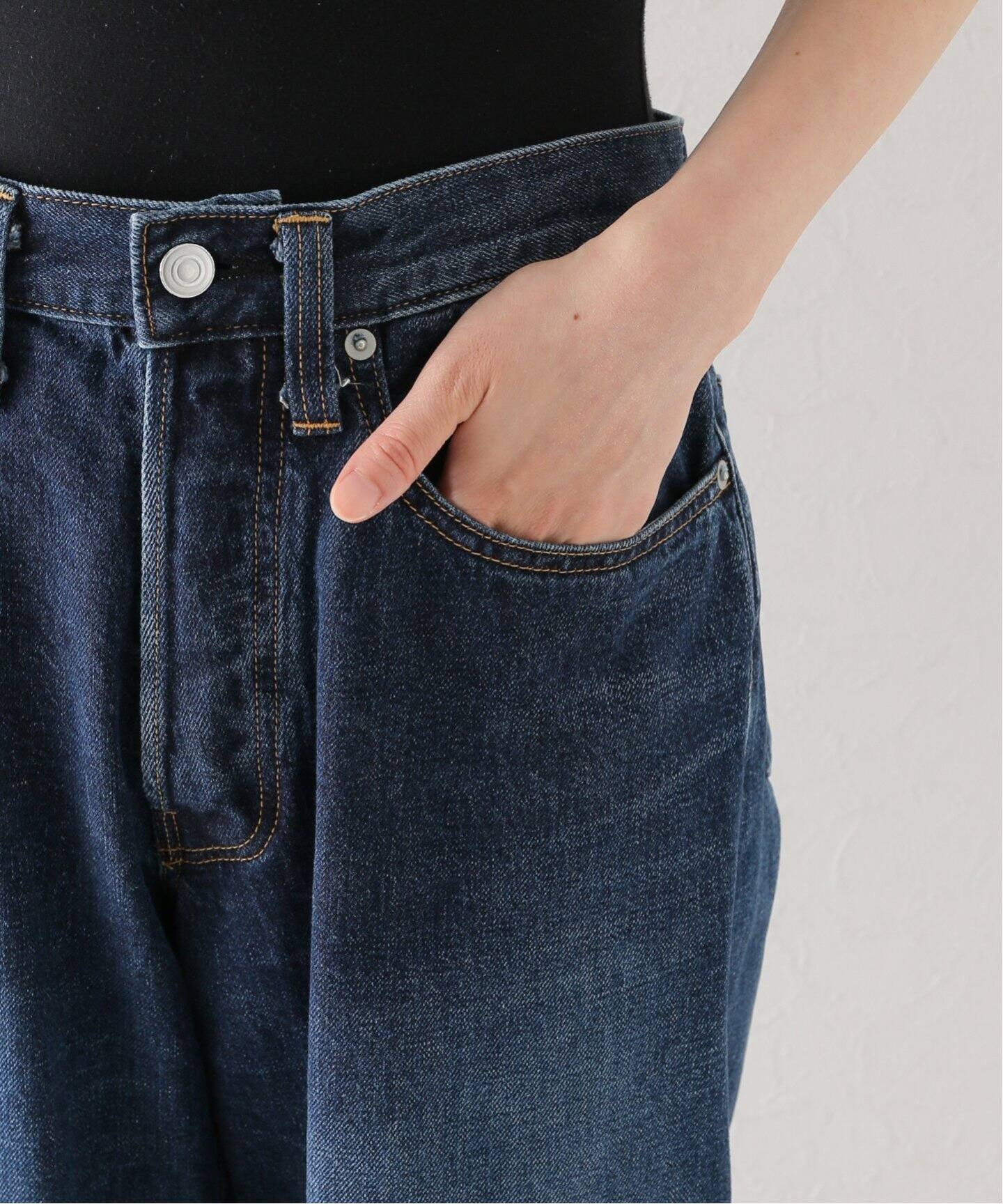 ES:S / エス】CINCH BACK BAGGY JEANS（デニムパンツ・ジーンズ  