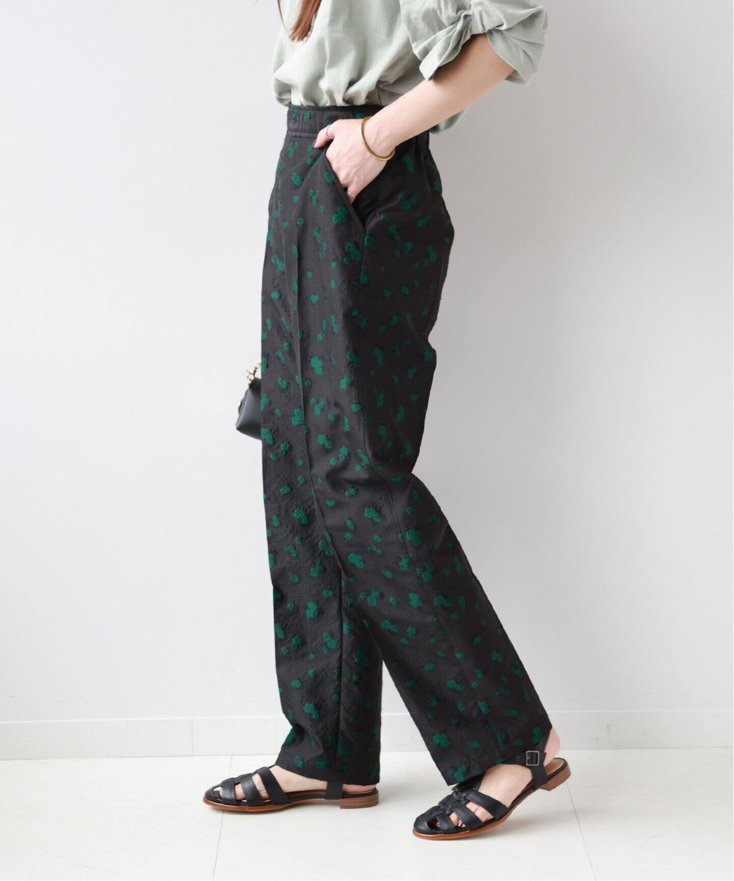 フラワージャガードテーパードパンツ（その他パンツ）｜JOURNAL  