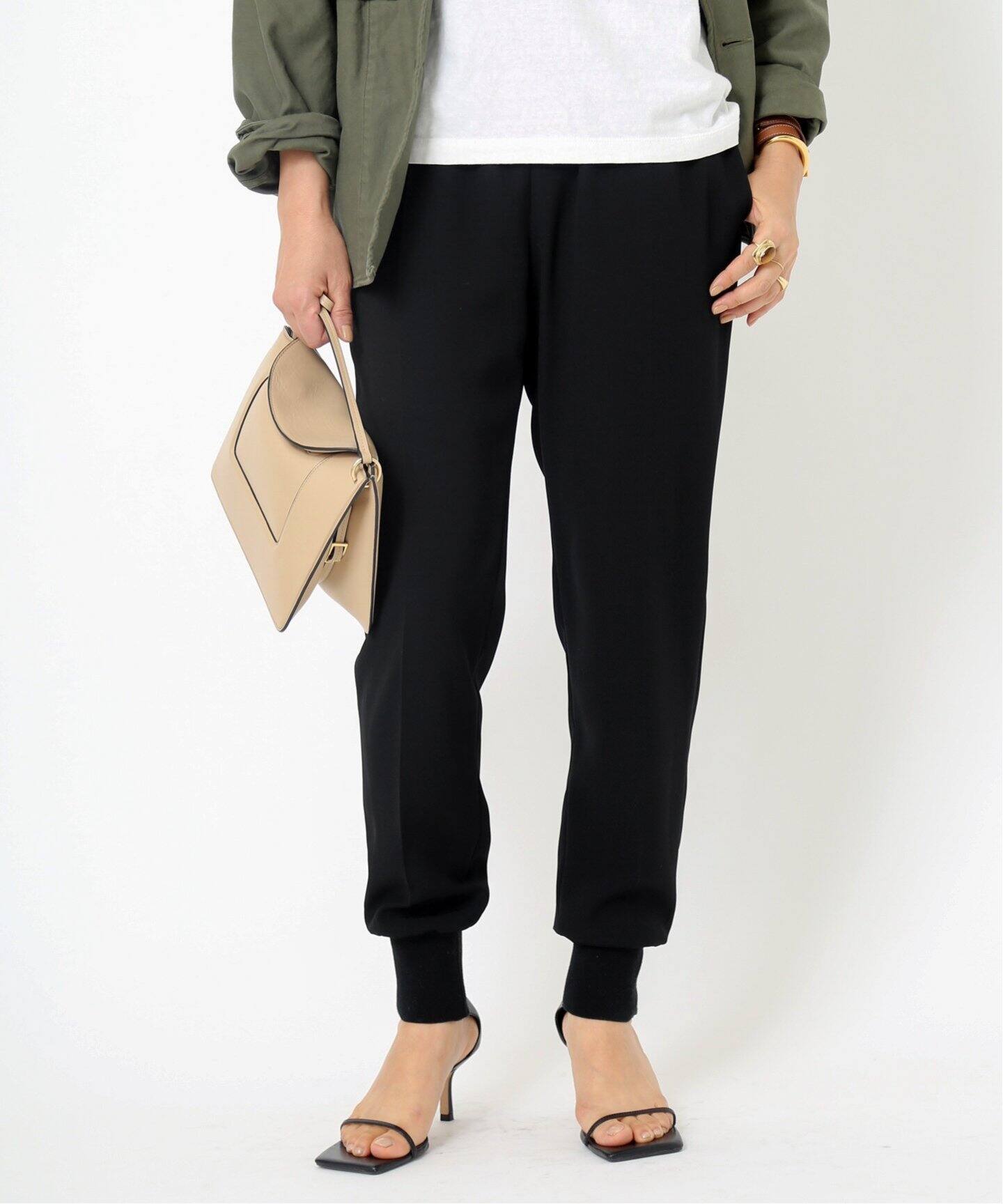 ☆DeuxiemeClasse☆EDEN☆リブパンツ☆ブラック☆36 